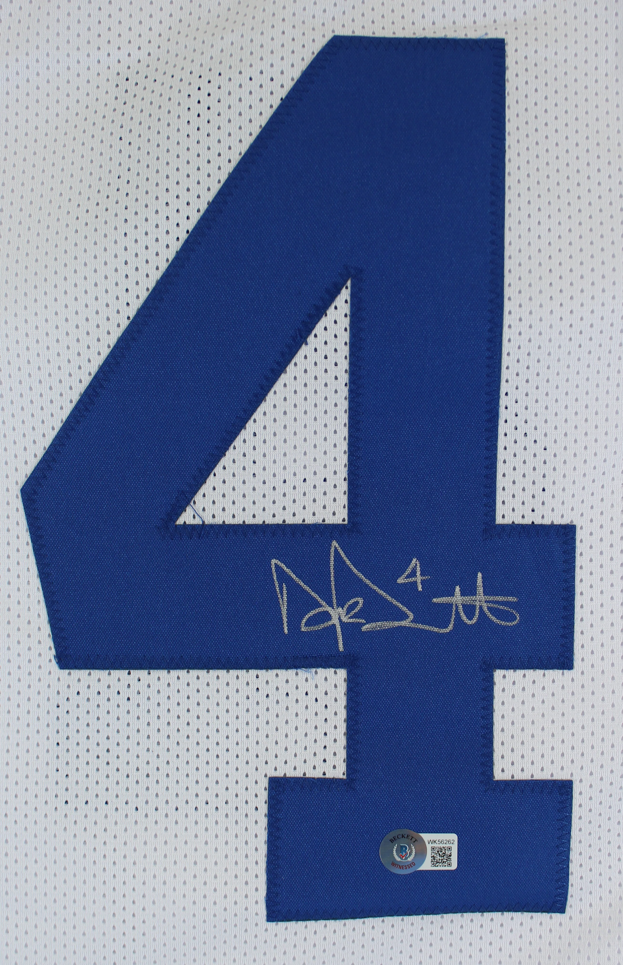 Dak Prescott Authentic Signed White Pro Style Jersey Autographed BAS Witnessed - Image 3