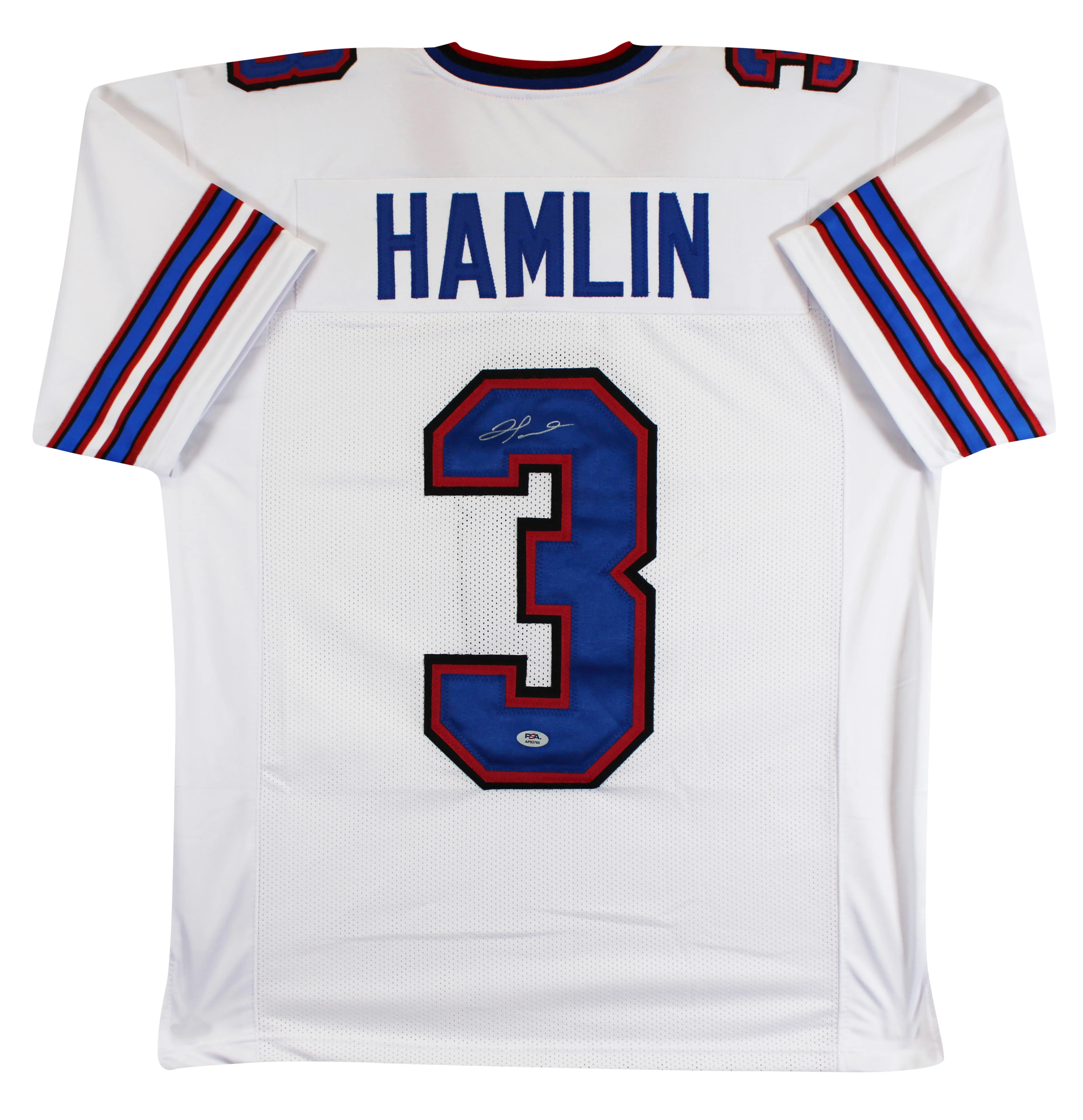 Damar Hamlin Authentic Signed White Pro Style Jersey Autographed PSA/DNA - Image 2
