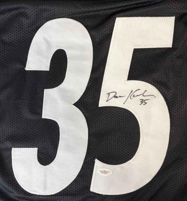 Dan Kreider Pittsburgh Signed Black Football Jersey JSA Hologram - Image 2