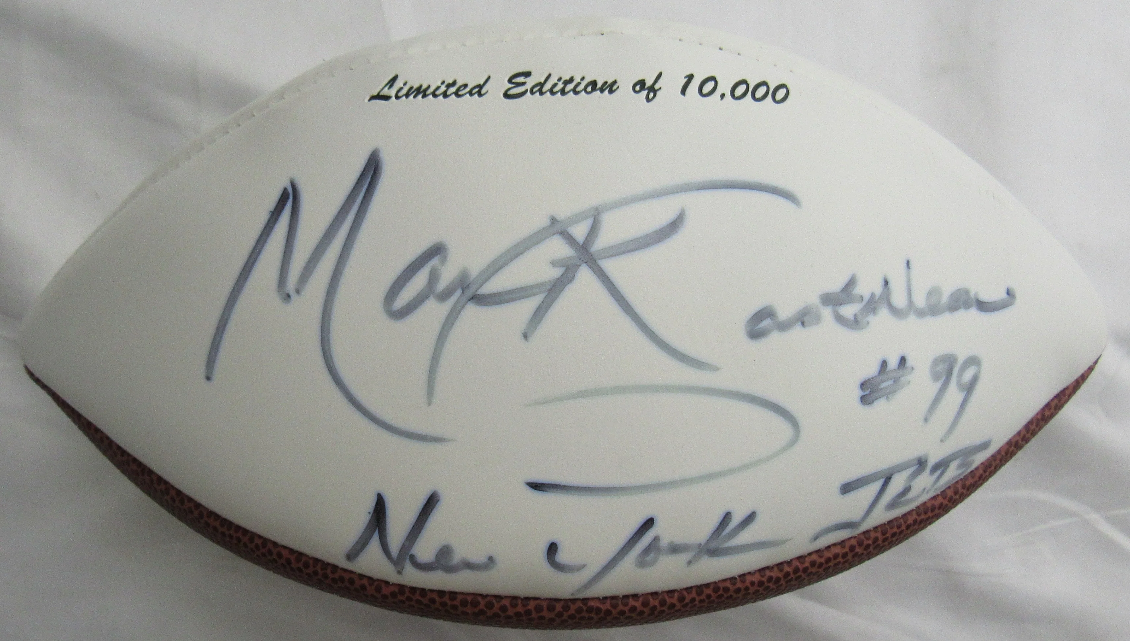 Mark Gastineau Signed Auto Jets Football JSA CM07443