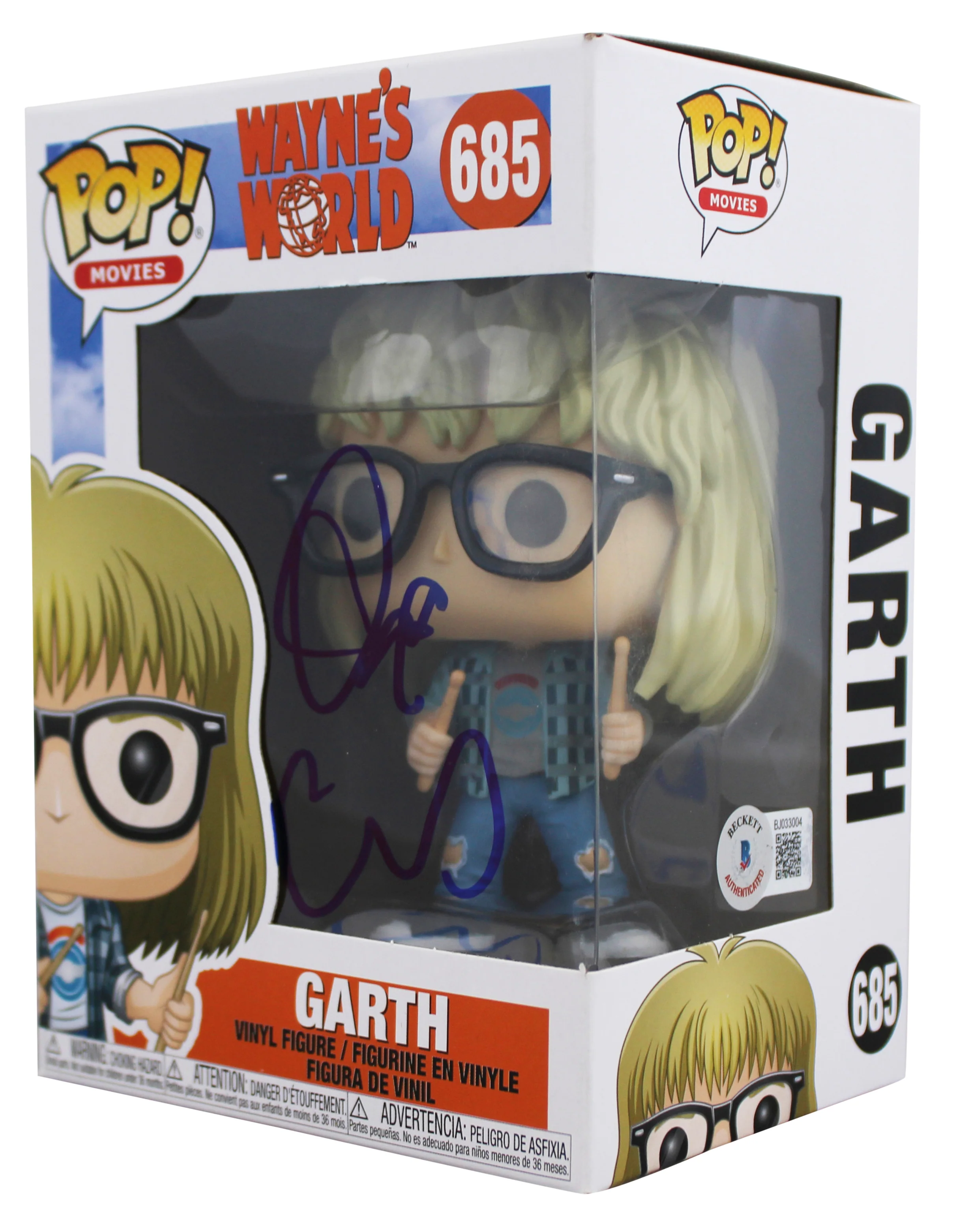 Dana Carvey Wayne's World Signed Garth #685 Funko Pop Vinyl Figure BAS #BJ033004 - Image 3