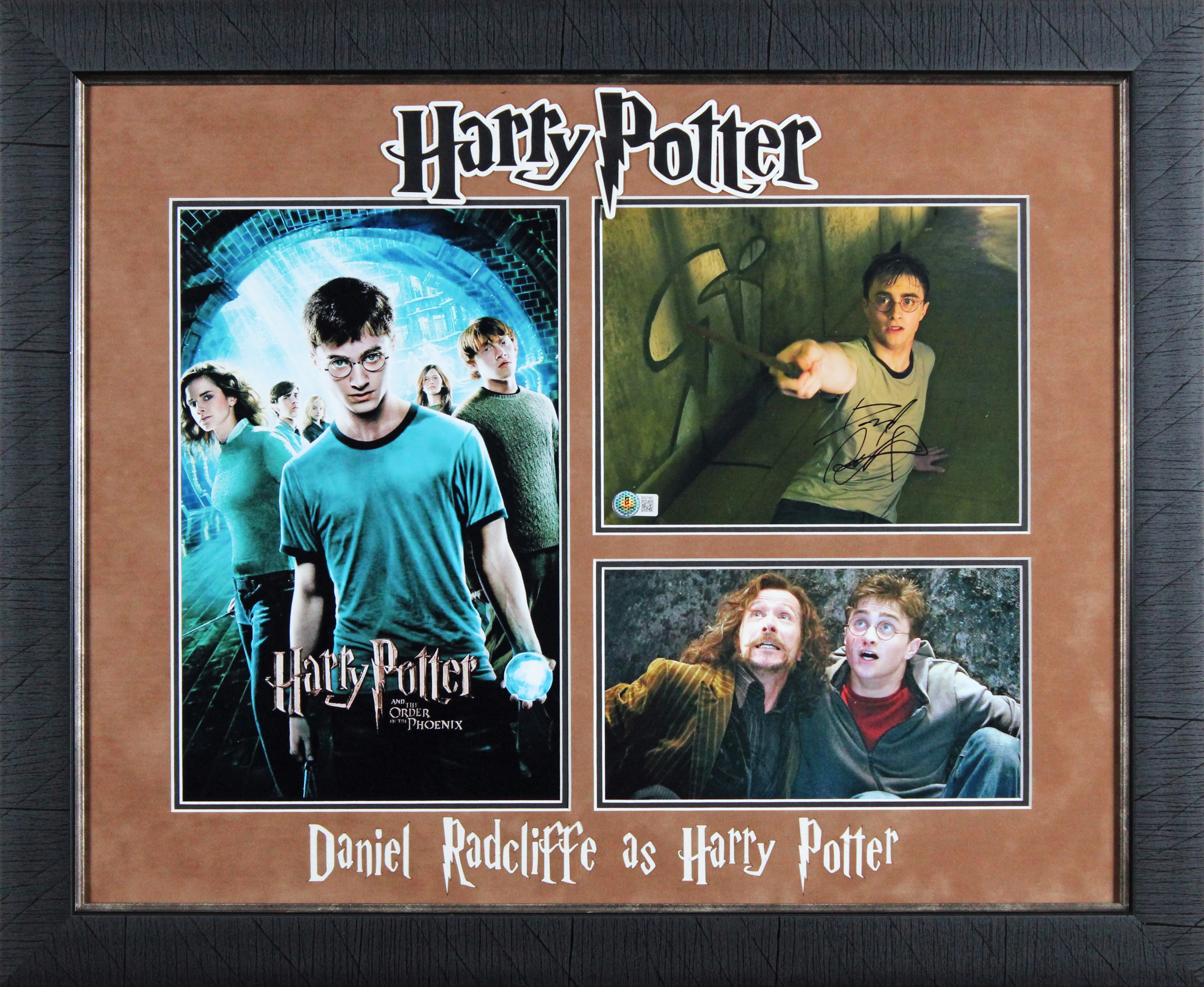 Daniel Radcliffe Harry Potter & Order Of The Phoenix Signed Framed Photo BAS 2 - Image 2