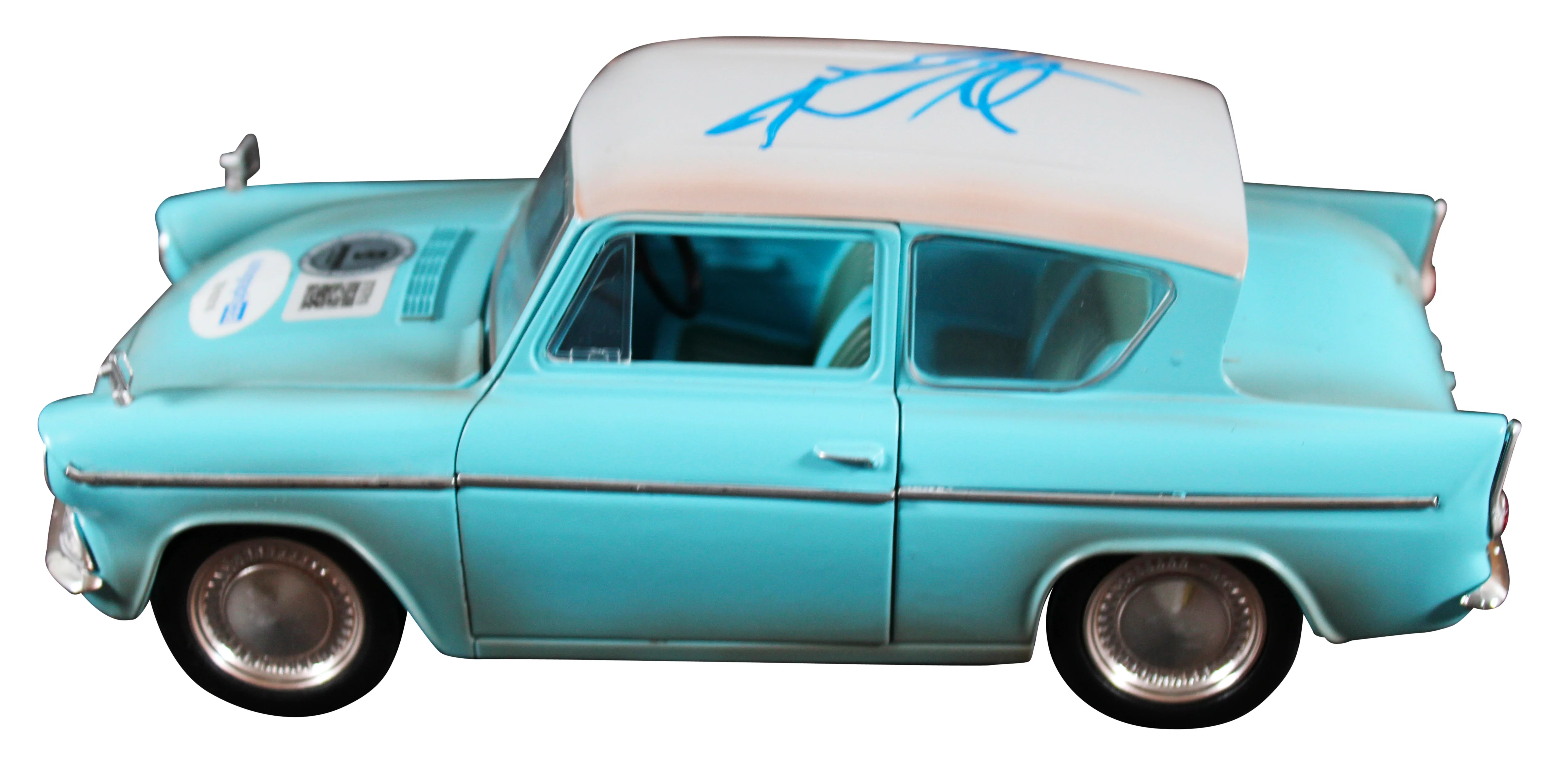 Daniel Radcliffe Harry Potter Signed Jada 1959 Ford Anglia Die Cast Car BAS - Image 5