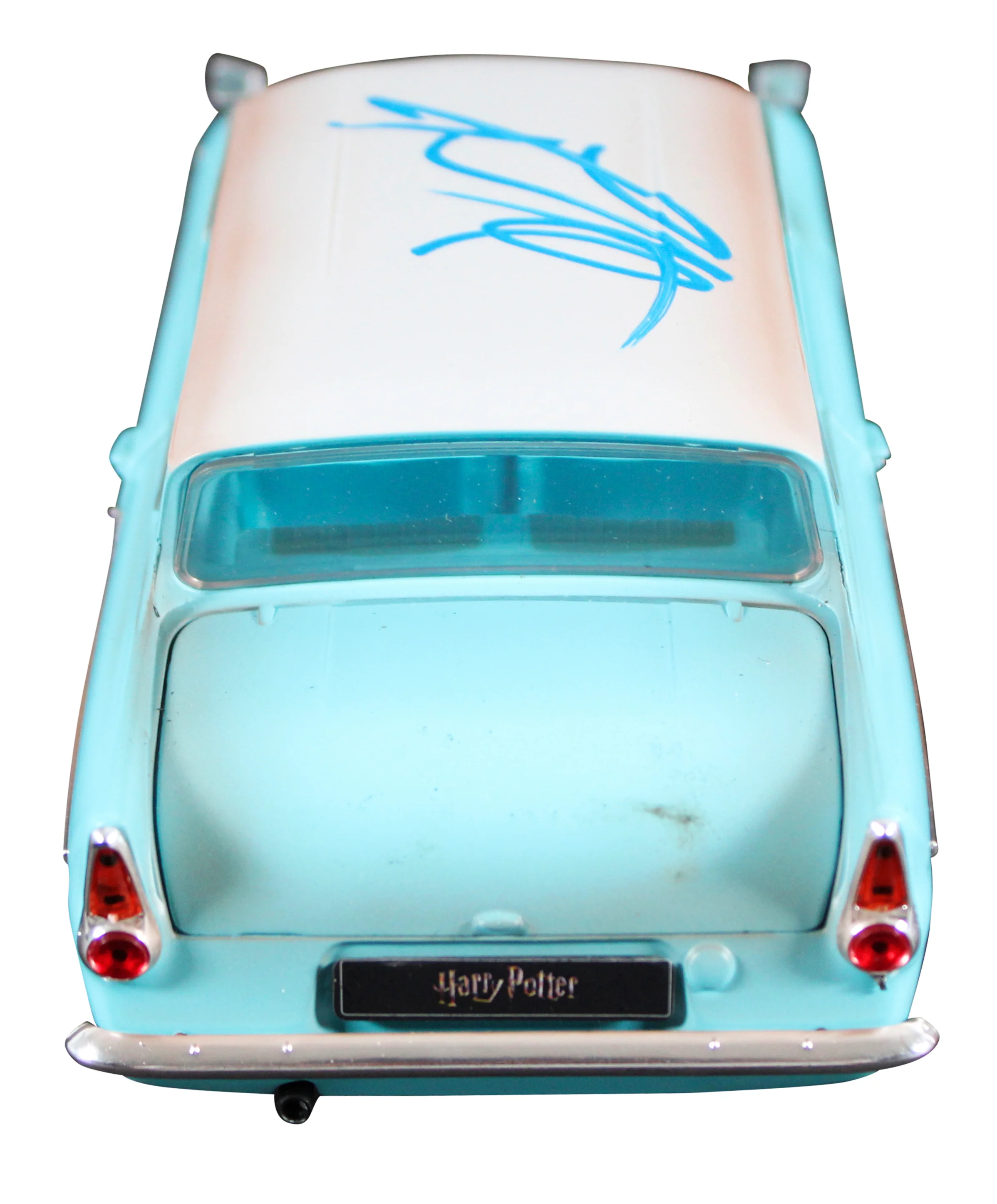 Daniel Radcliffe Harry Potter Signed Jada 1959 Ford Anglia Die Cast Car BAS - Image 7