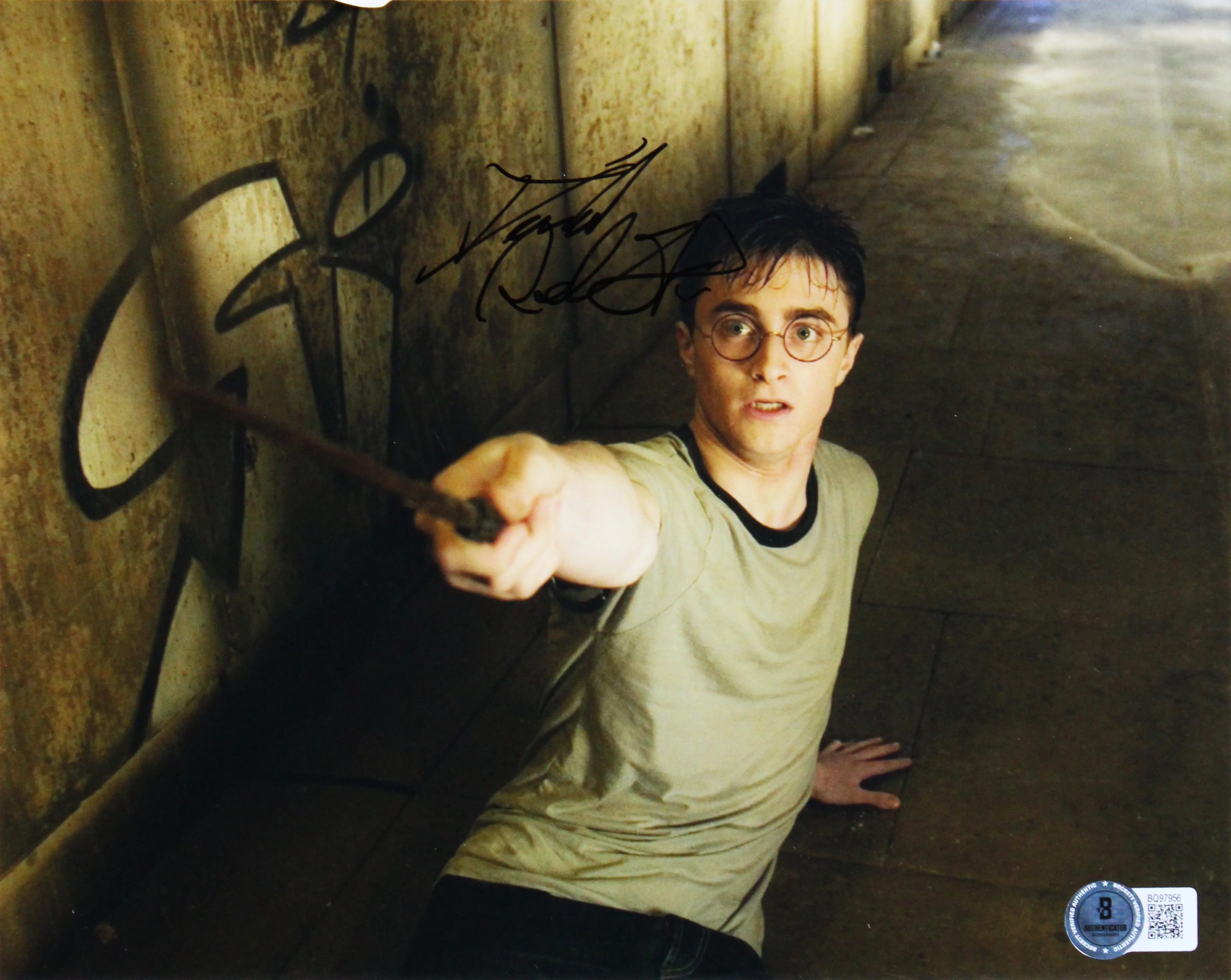 Daniel Radcliffe & Rupert Grint Harry Potter Signed 8x10 Framed Photo BAS 1 - Image 3
