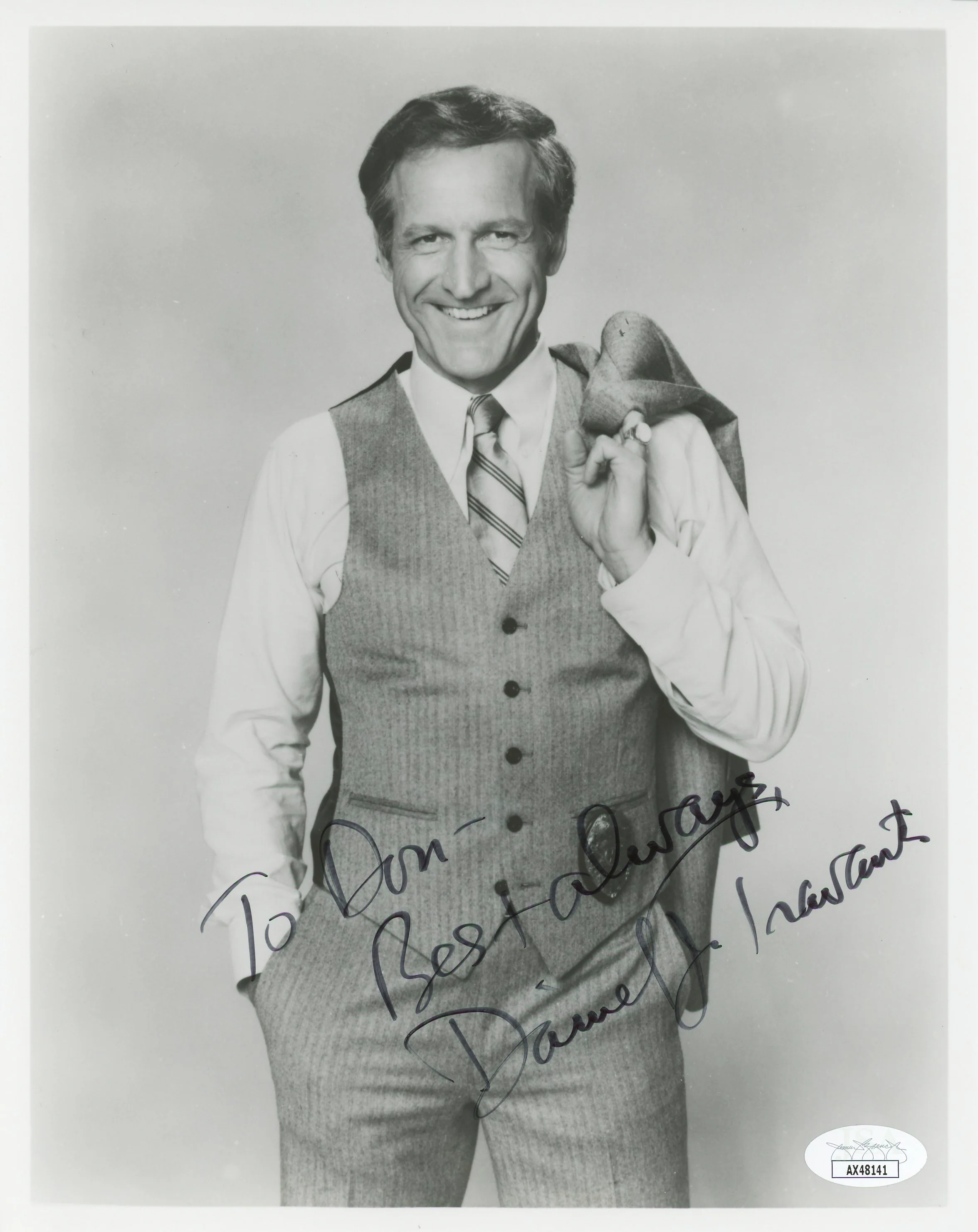 Daniel Travanti Hill Street Blues "To Don" Signed 8x10 Photo JSA #AX48141 - Image 2
