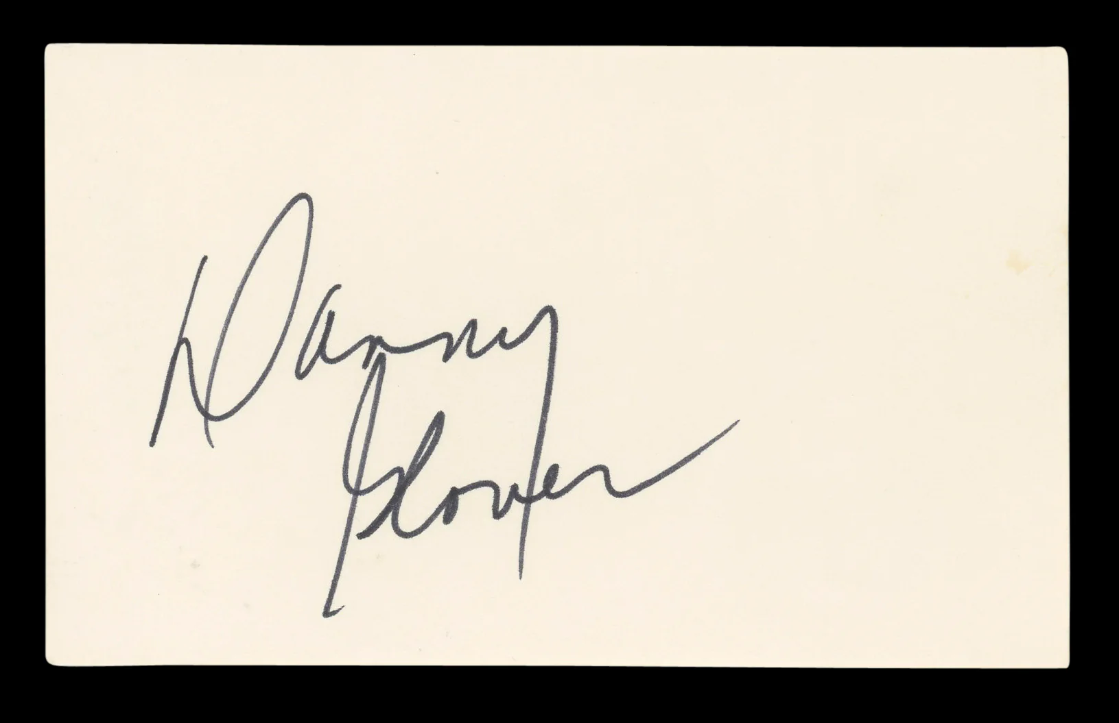 Danny Glover Lethal Weapon Signed 3x5 Index Card Autographed BAS #BL96622 - Image 2