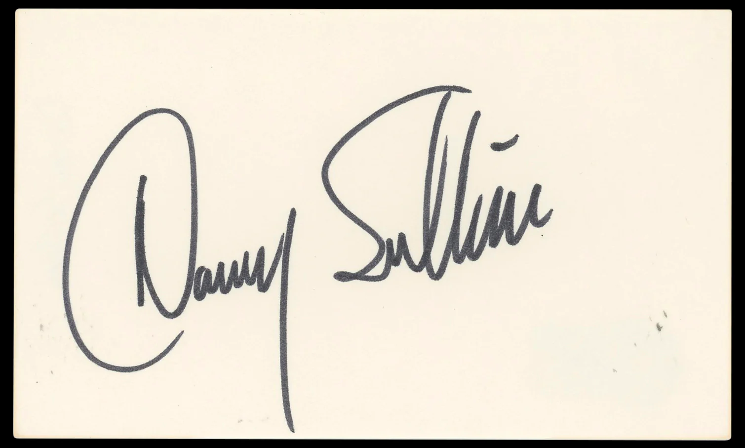 Danny Sullivan Authentic Signed 3x5 Index Card Autographed BAS #BN33231 - Image 2