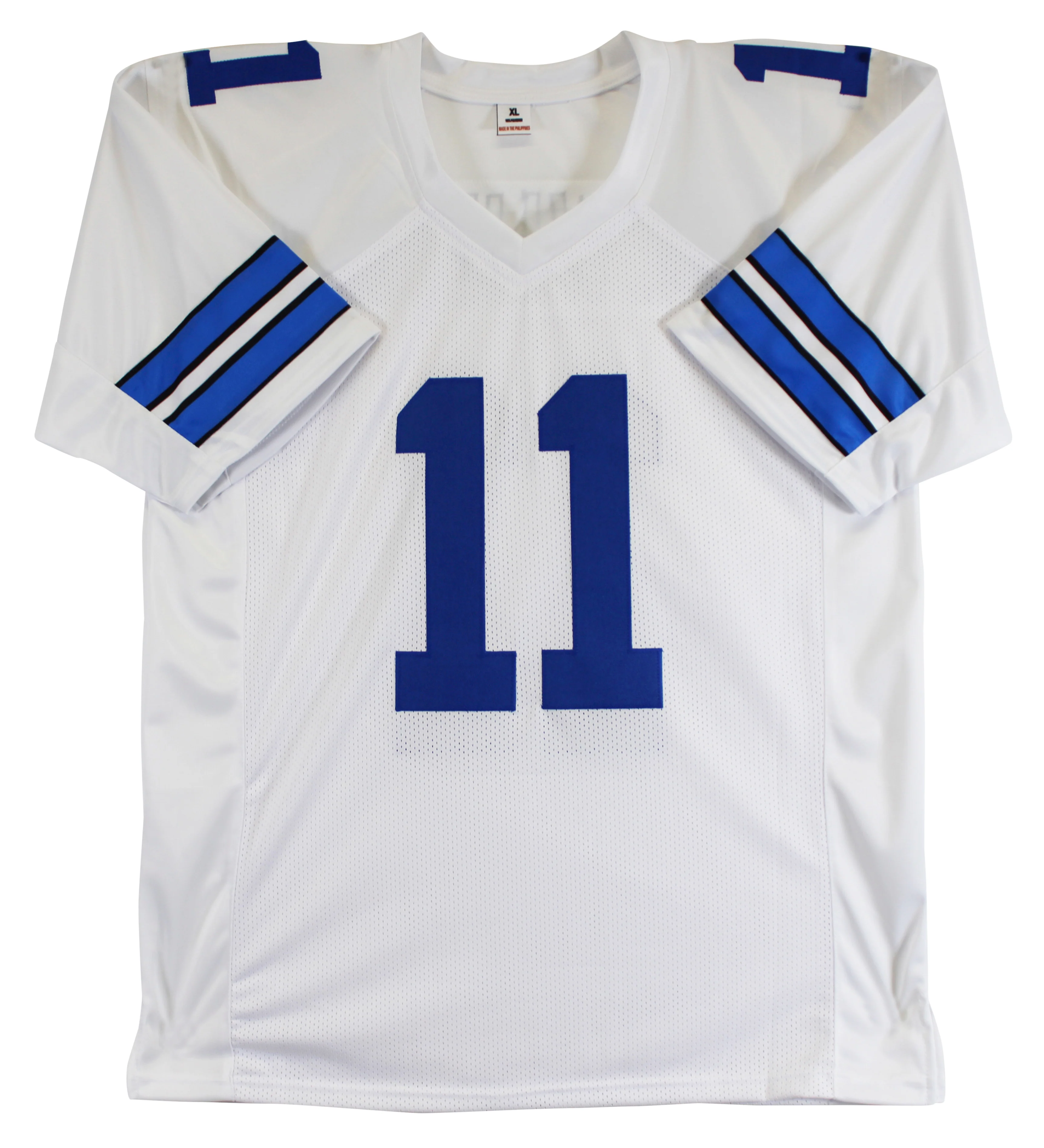 Danny White "SB XII Champs" Signed White Pro Style Jersey BAS Witnessed 2 - Image 4