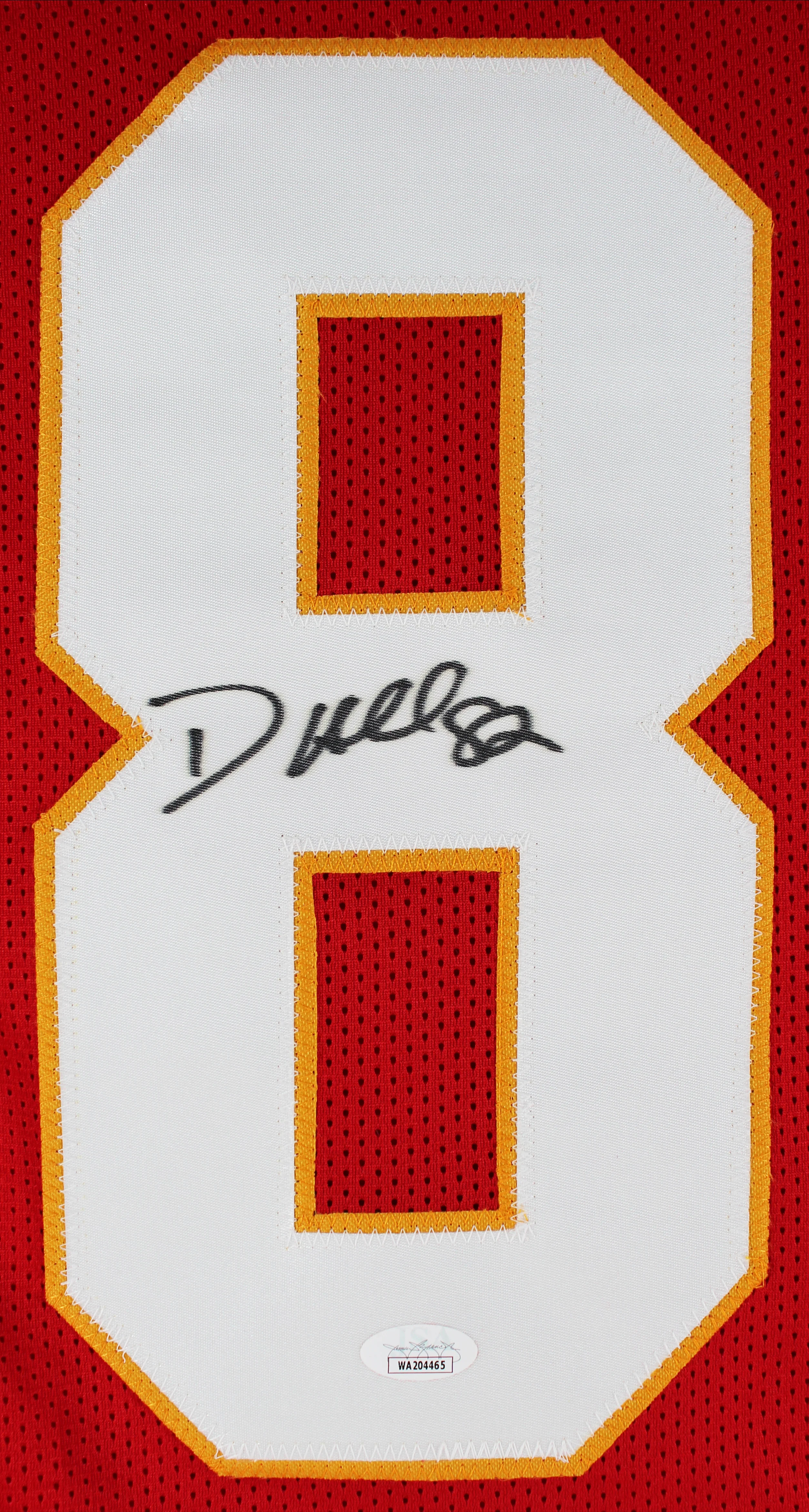 Dante Hall Authentic Signed Red Pro Style Jersey Autographed JSA Witness - Image 3