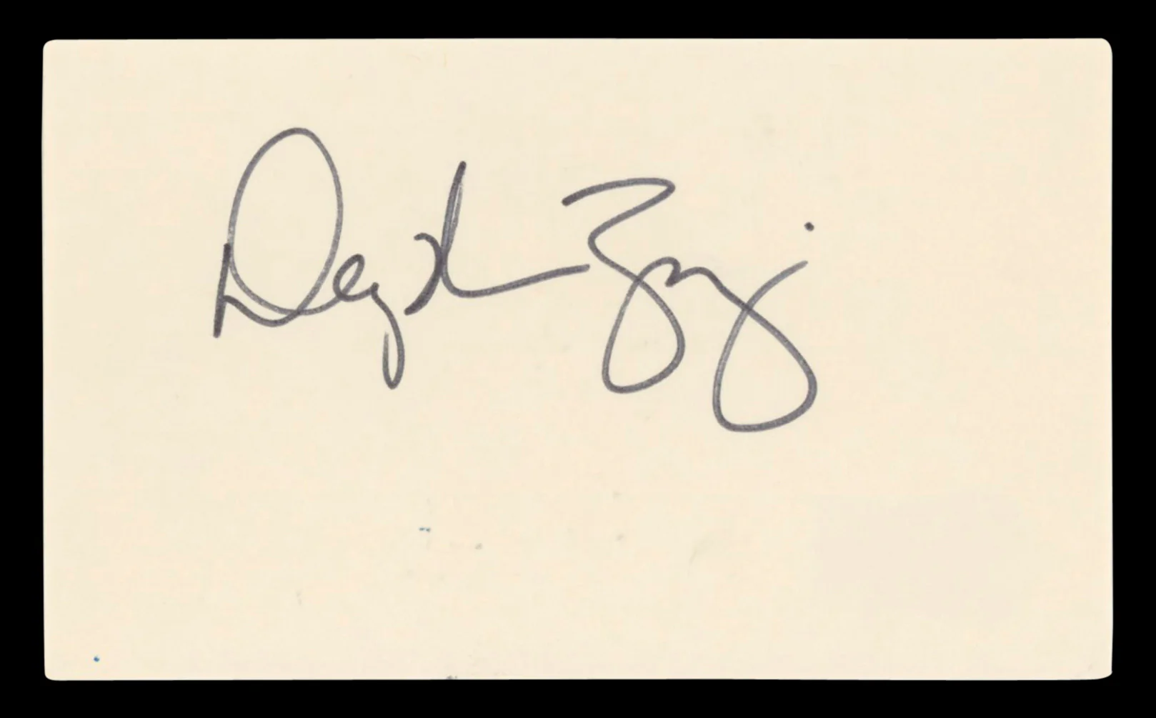 Daphne Zuniga Melrose Place Authentic Signed 3x5 Index Card BAS #BV03478 - Image 2