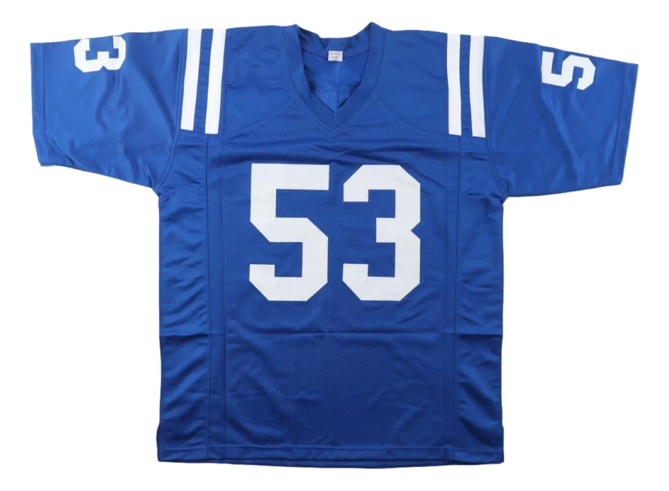 Darius Leonard Indianapolis Signed Blue Football Jersey BAS - Image 3