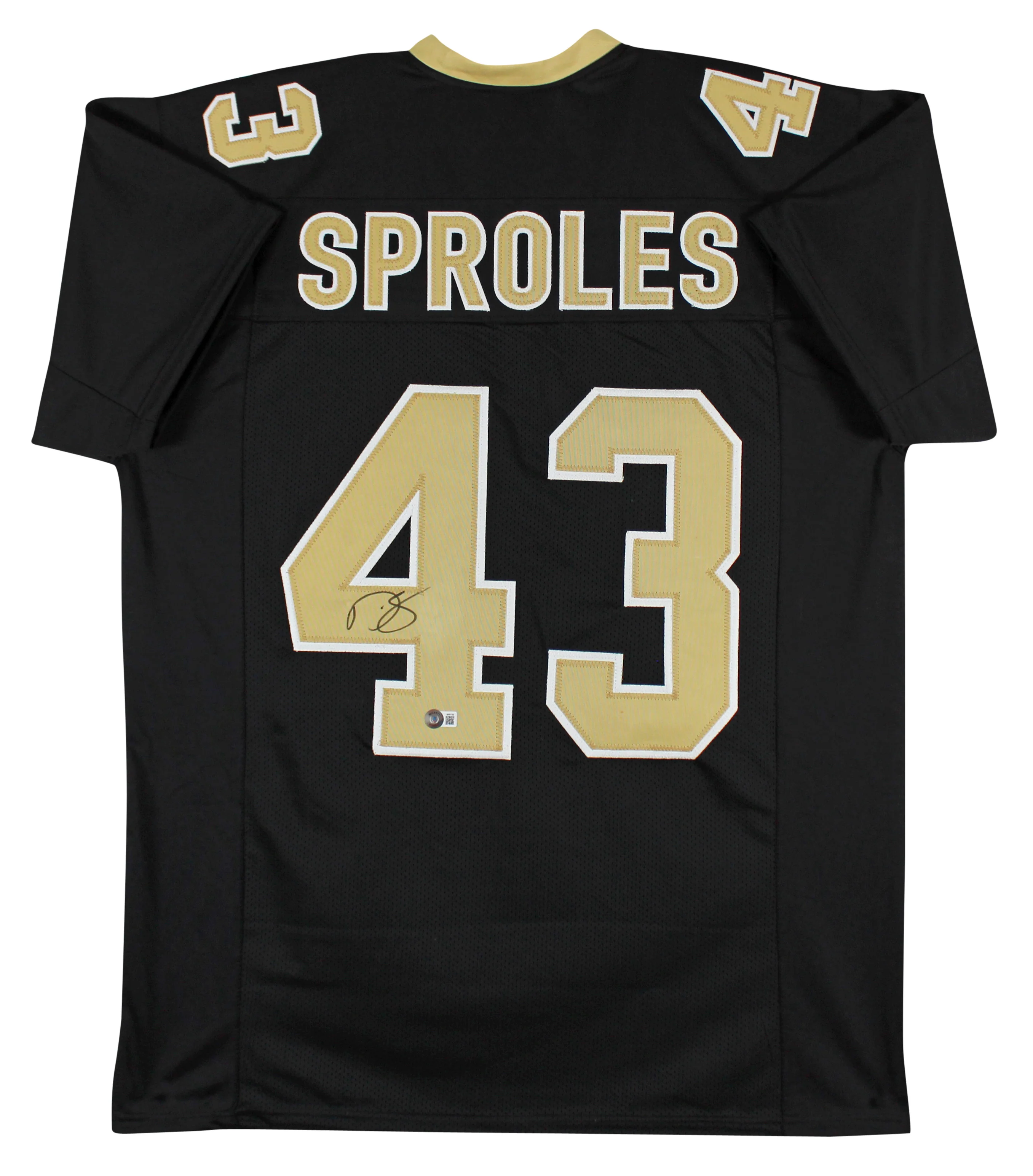 Darren Sproles Authentic Signed Black Pro Style Jersey BAS Witnessed - Image 2