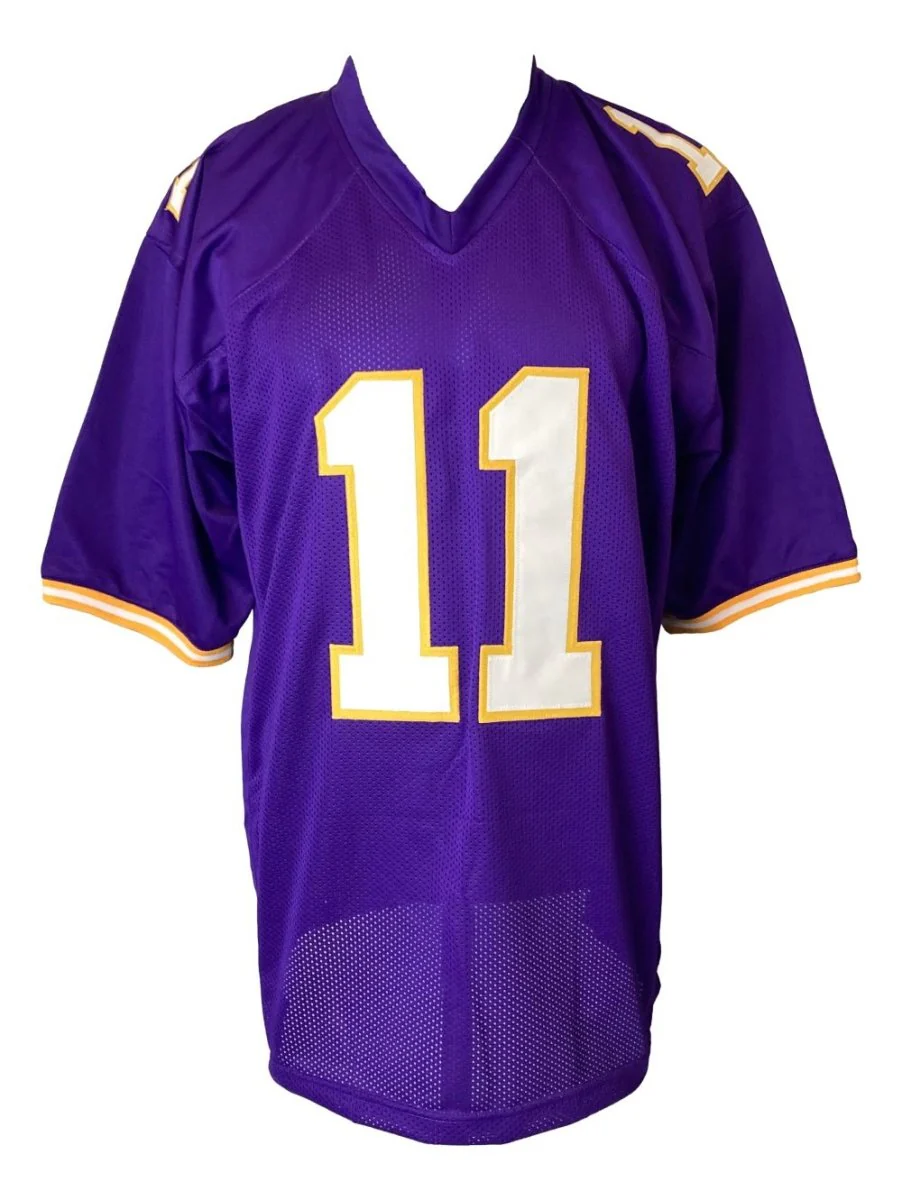 Daunte Culpepper Minnesota Signed Purple Football Jersey JSA ITP - Image 3