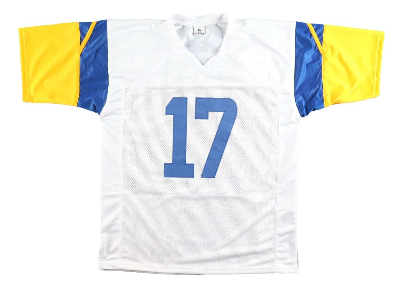 Davante Adams Los Angeles Signed White Football Jersey BAS - Image 3