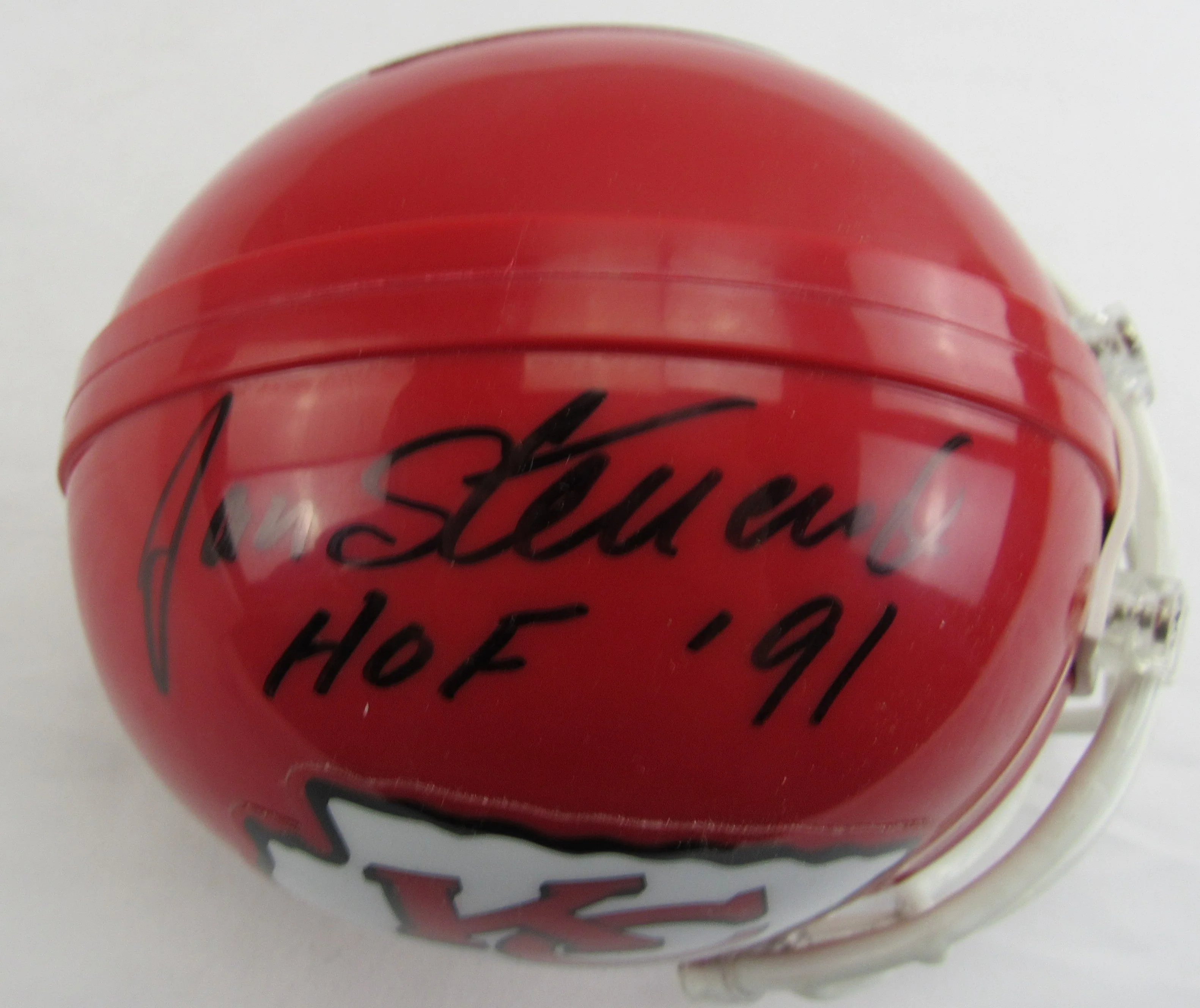 Jan Stenerud Signed Rawlings Auto Mini Helmet JSA Q97775 - Image 2