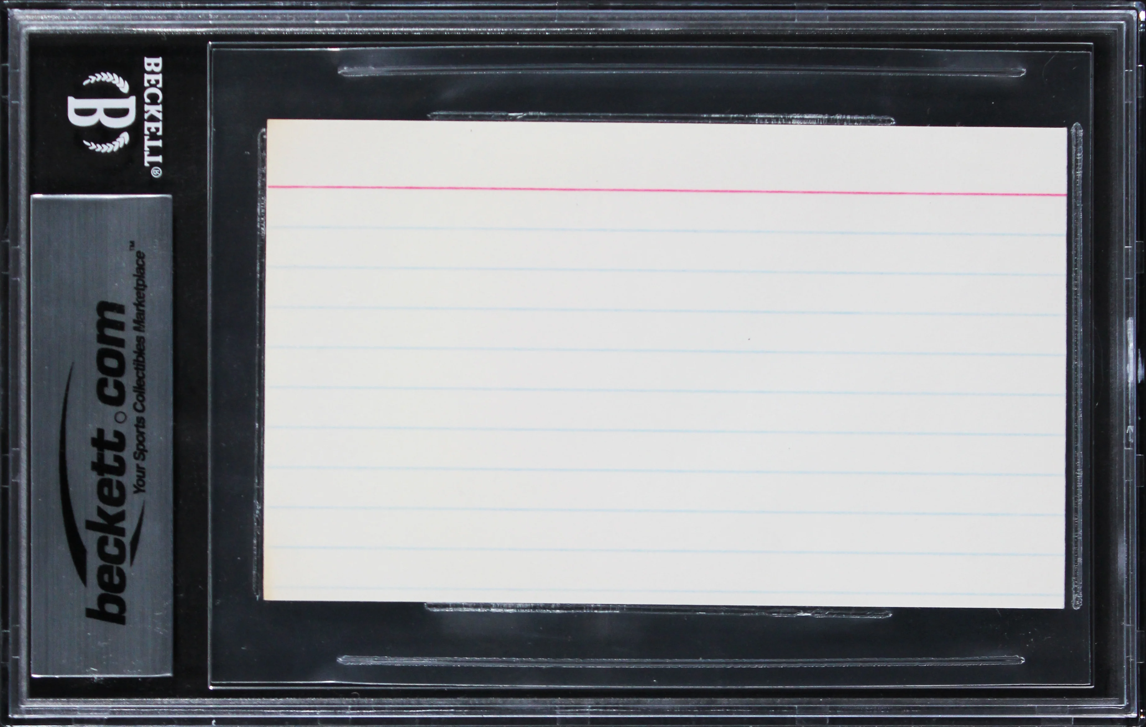 Dave Coulier Full House Authentic Signed 3x5 Index Card Autographed BAS Slabbed - Image 3