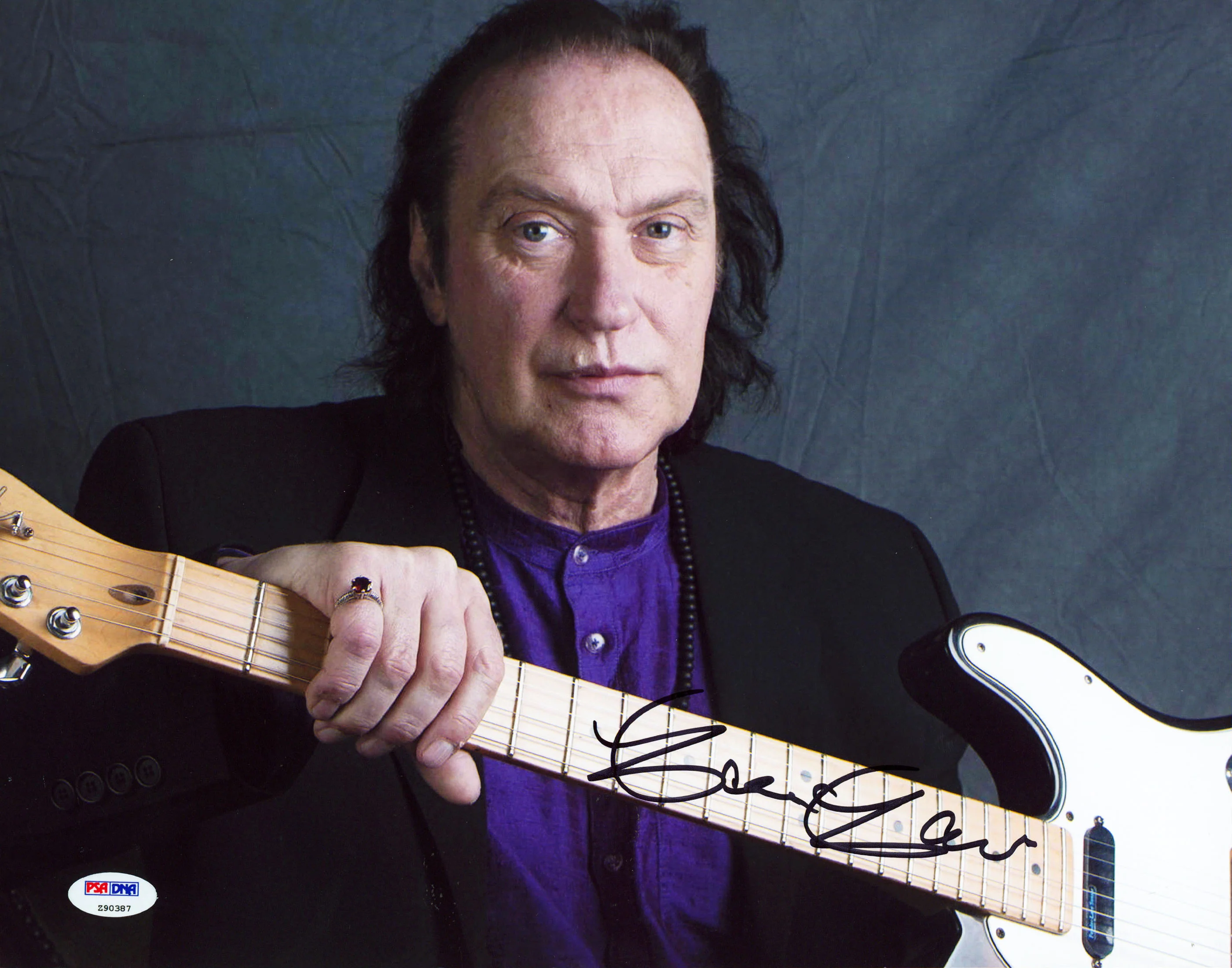 Dave Davies The Kinks Authentic Signed 11x14 Horizontal Photo PSA/DNA #Z90387