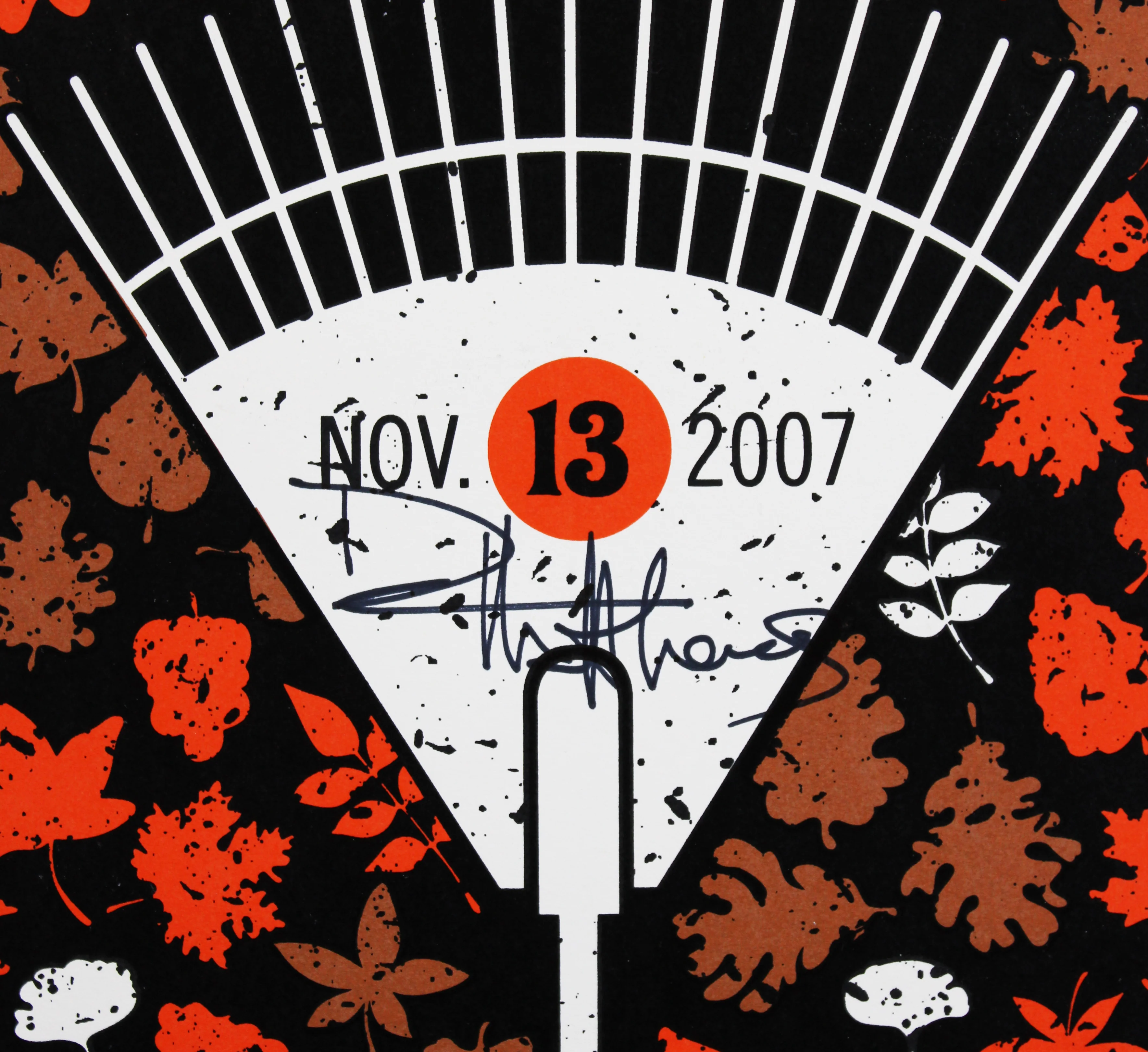 Dave Matthews DMB Signed 2007 Izod Center 19x25 Poster LE #466/800 JSA #ZZ66505 - Image 3