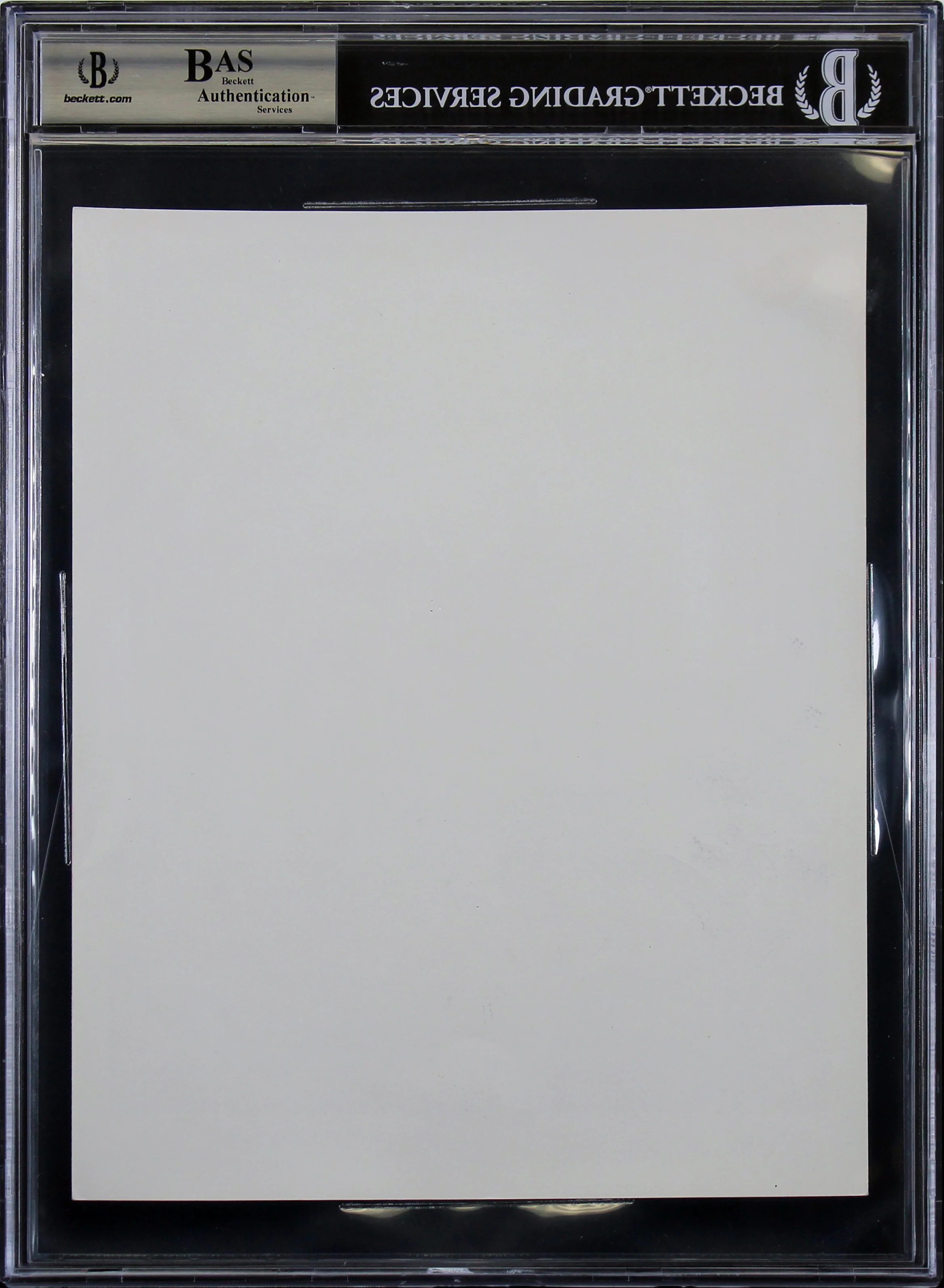 David Bowie Authentic Signed 8x10 Black & White Promotional Photo BAS Slabbed - Image 3