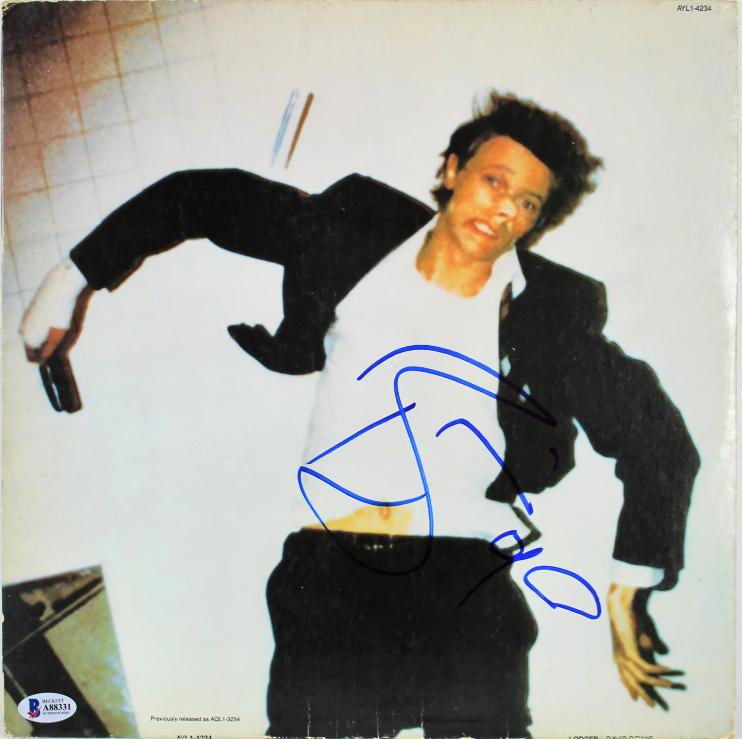 David Bowie Authentic Signed Lodger Album Cover W/ Vinyl Autographed BAS #A88331 - Image 2