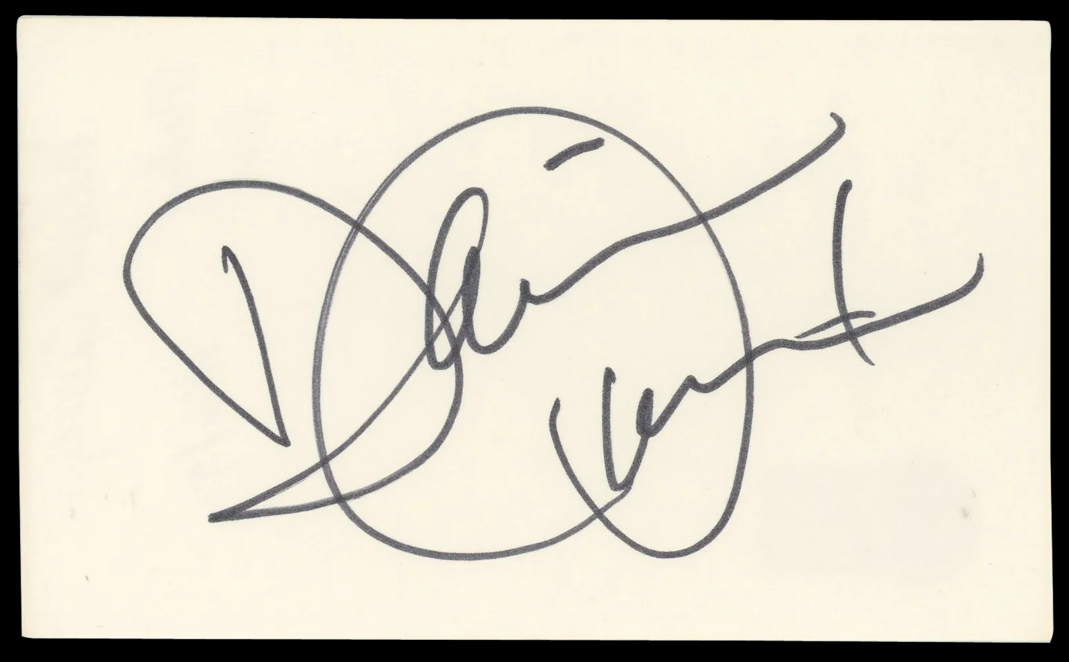 David Cassidy The Partridge Family Authentic Signed 3x5 Index Card BAS #BN06391 - Image 2