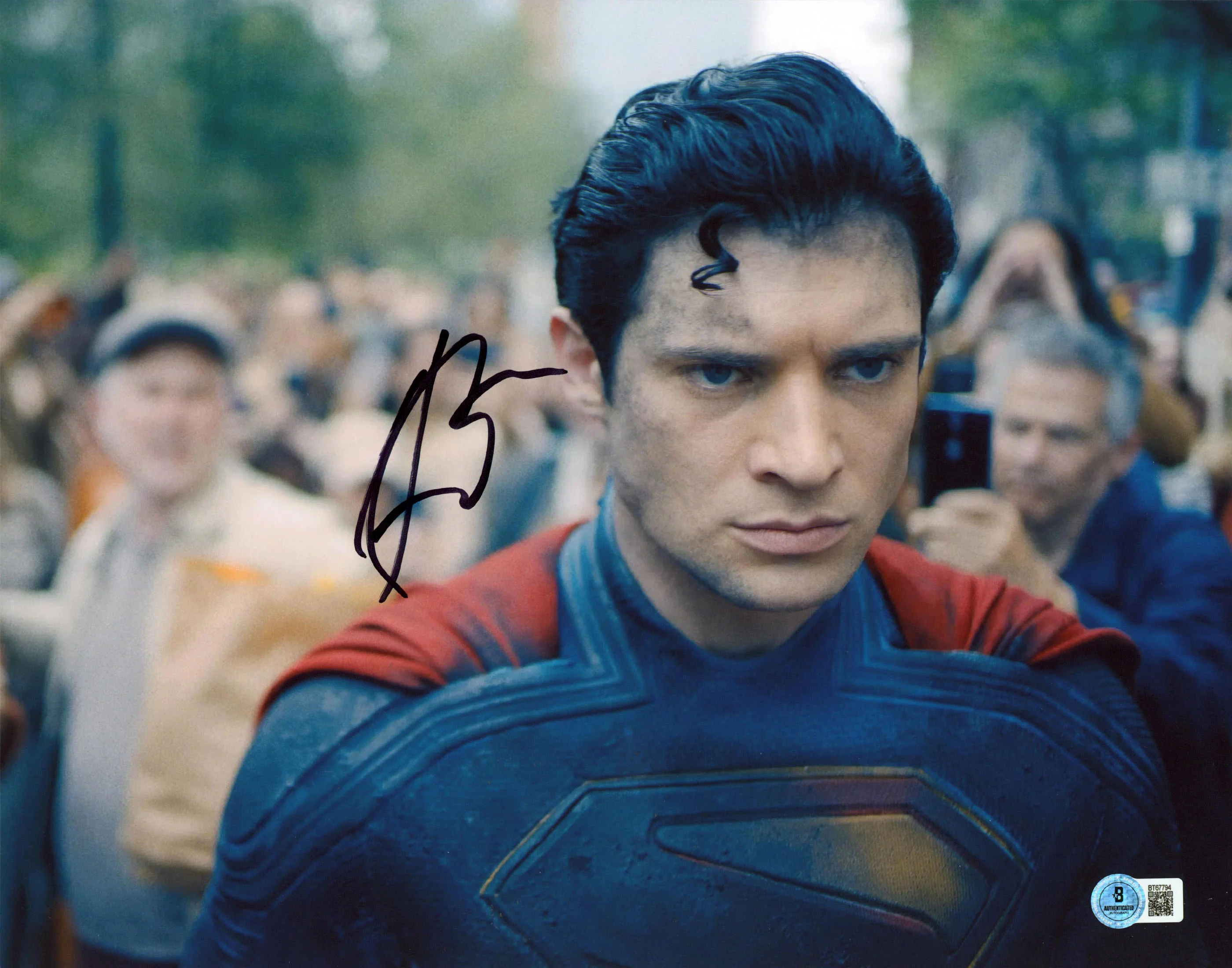 David Corenswet Superman Authentic Signed 11x14 Horizontal Photo BAS #BT67794 - Image 2