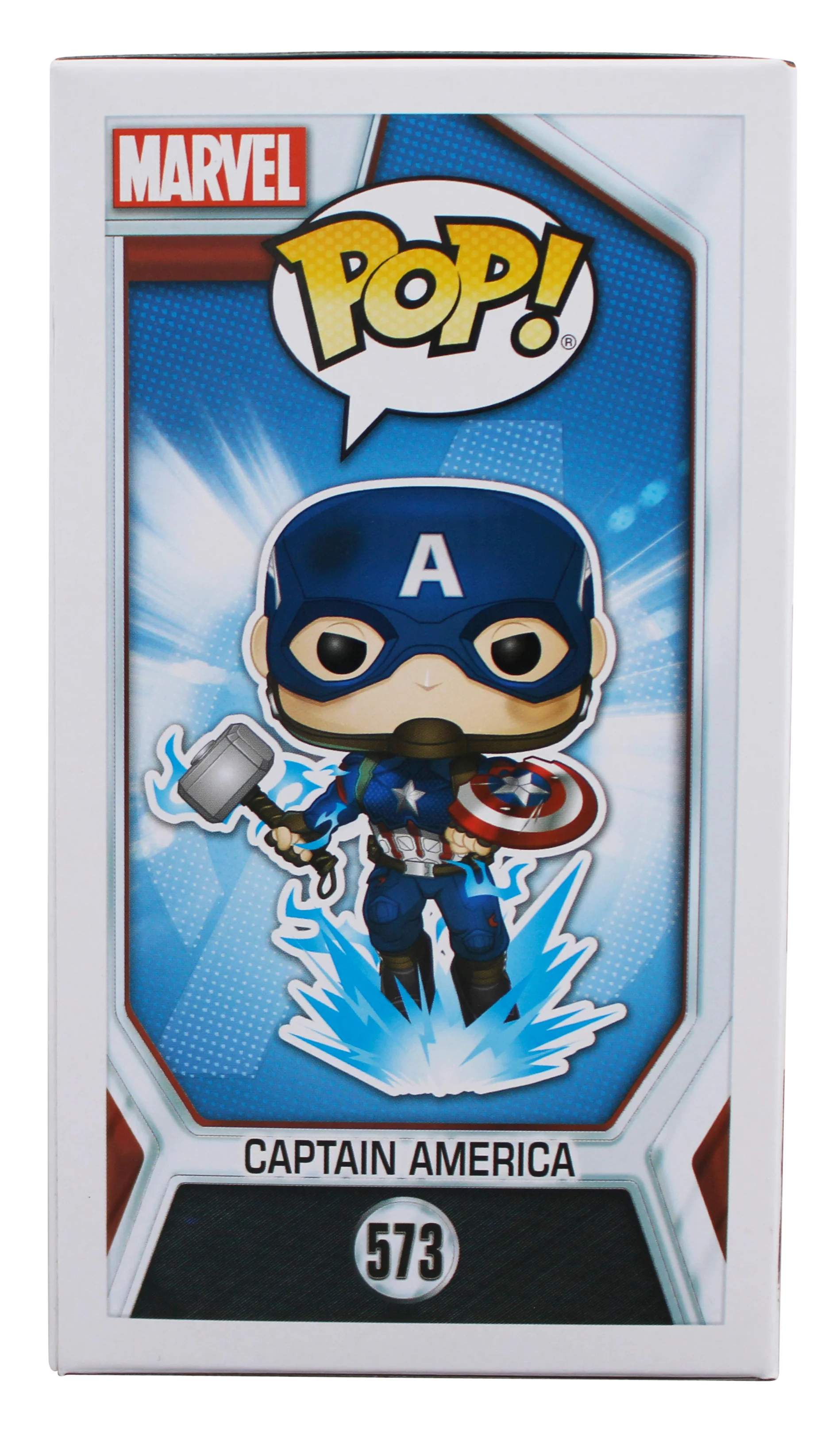 David Goggins Authentic Signed Captain America #573 Funko Pop Vinyl Figure BAS - Image 6