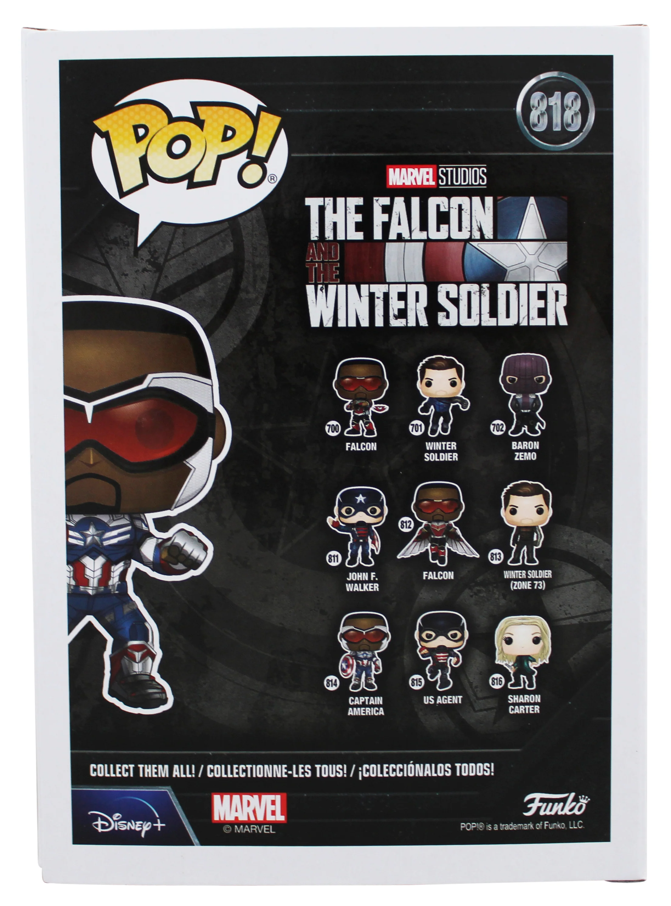 David Goggins Authentic Signed Captain America #818 Funko Pop Vinyl Figure BAS - Image 5