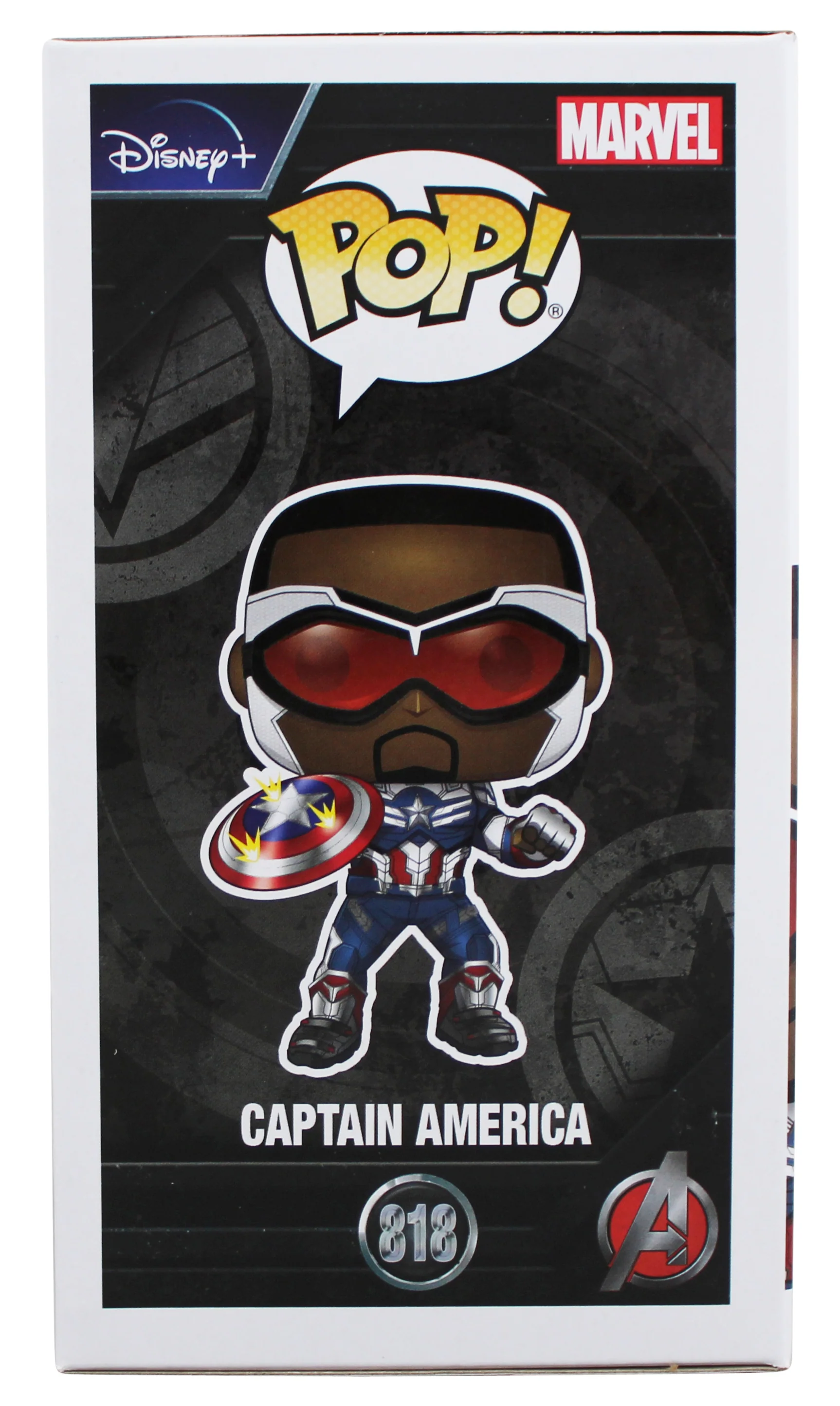 David Goggins Authentic Signed Captain America #818 Funko Pop Vinyl Figure BAS - Image 6