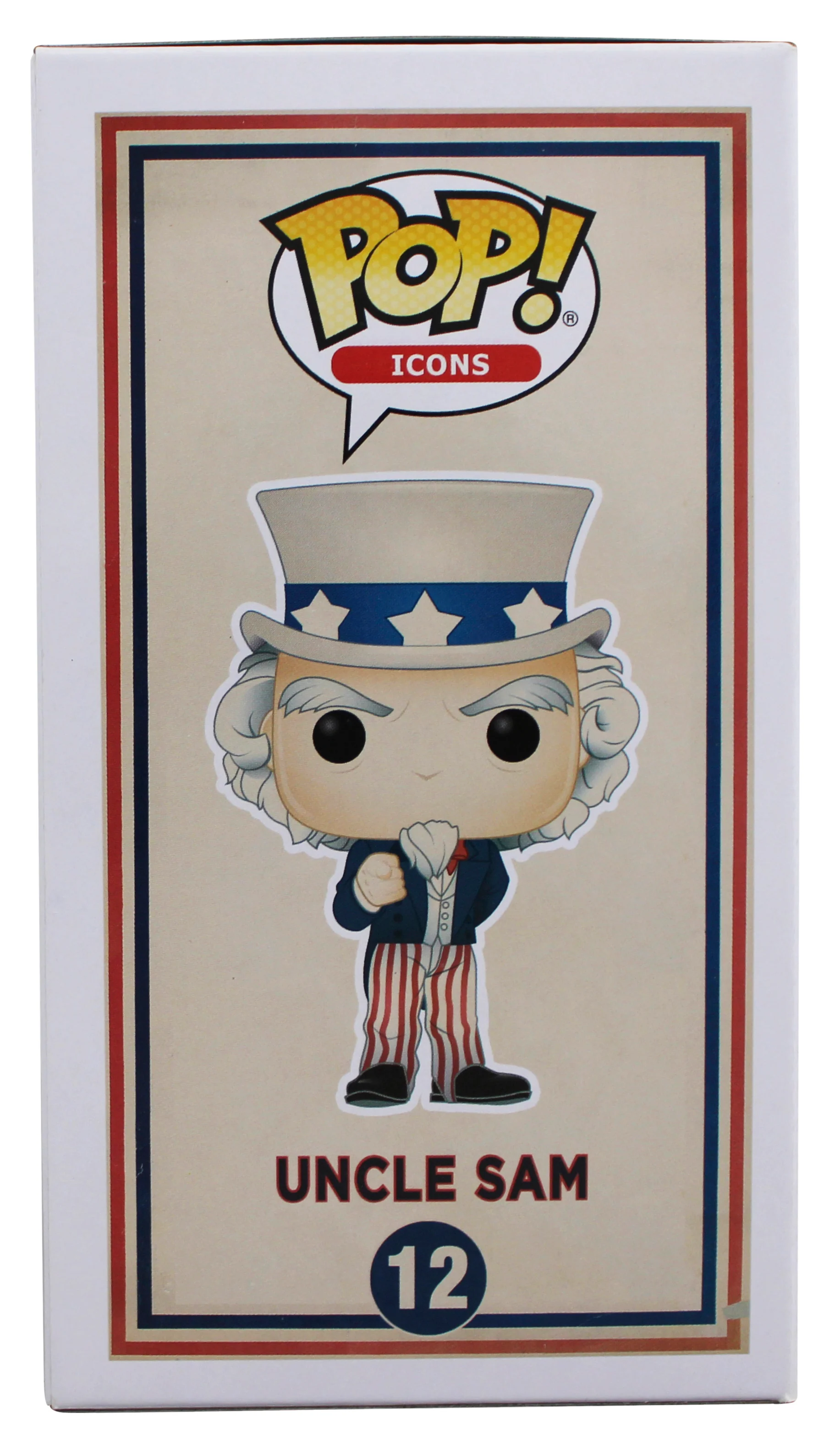 David Goggins Signed Uncle Sam #12 Funko Pop Vinyl Figure w/ White Sig BAS - Image 6