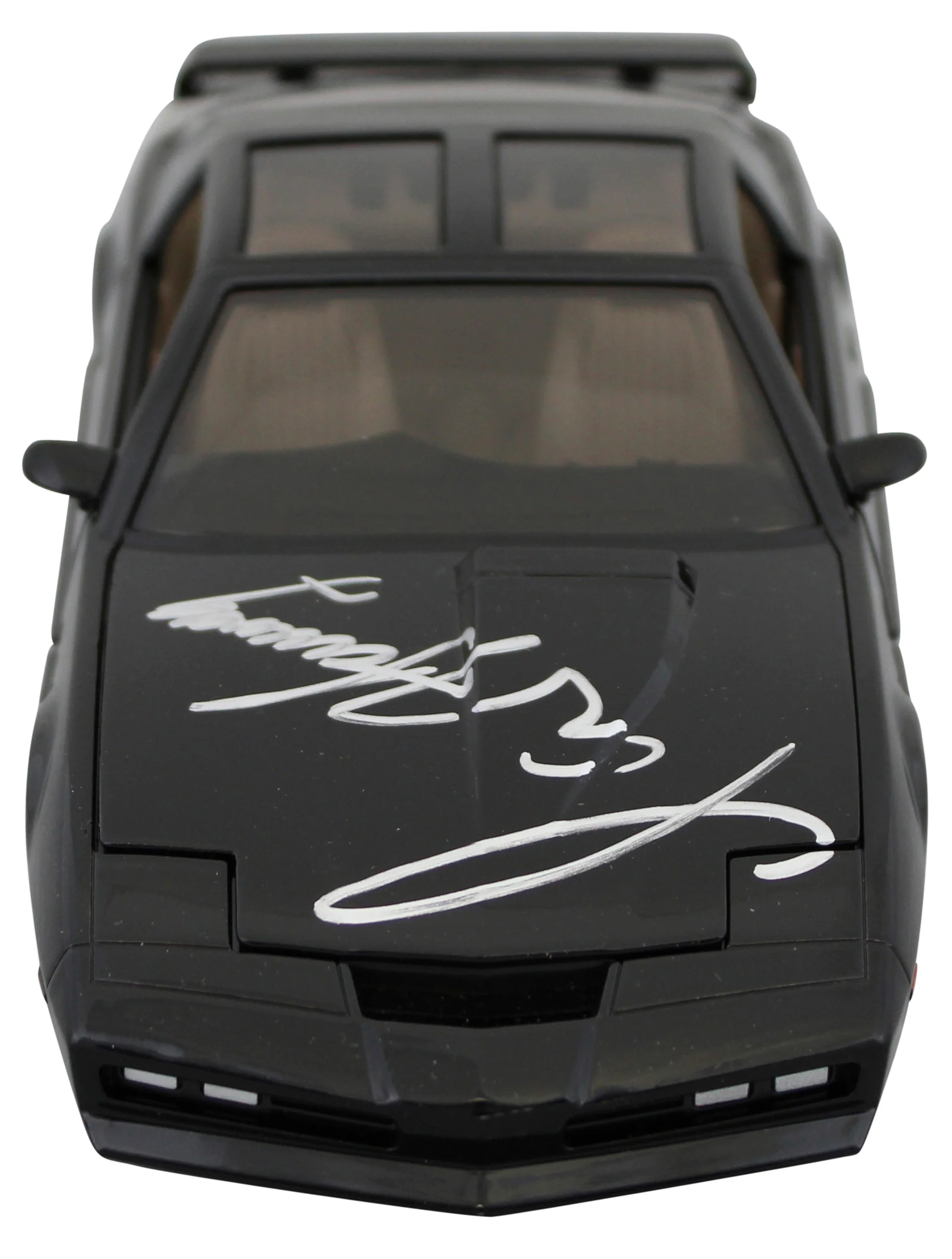 David Hasselhoff Knight Rider Signed 1:24 Die Cast Metal K.I.T.T. BAS Witnessed - Image 5