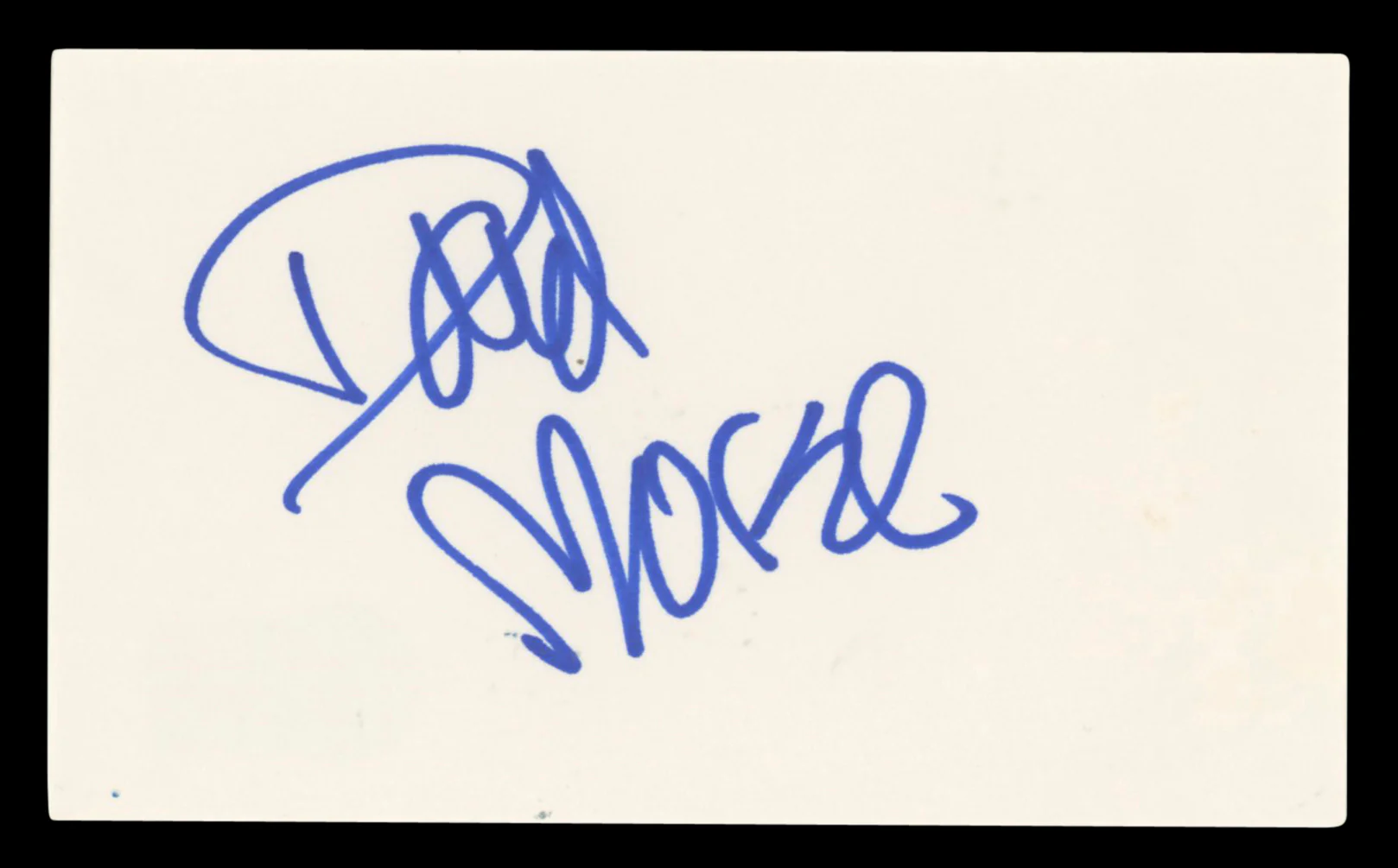 David Morse St. Elsewhere Authentic Signed 3x5 Index Card BAS #BV03088 - Image 2
