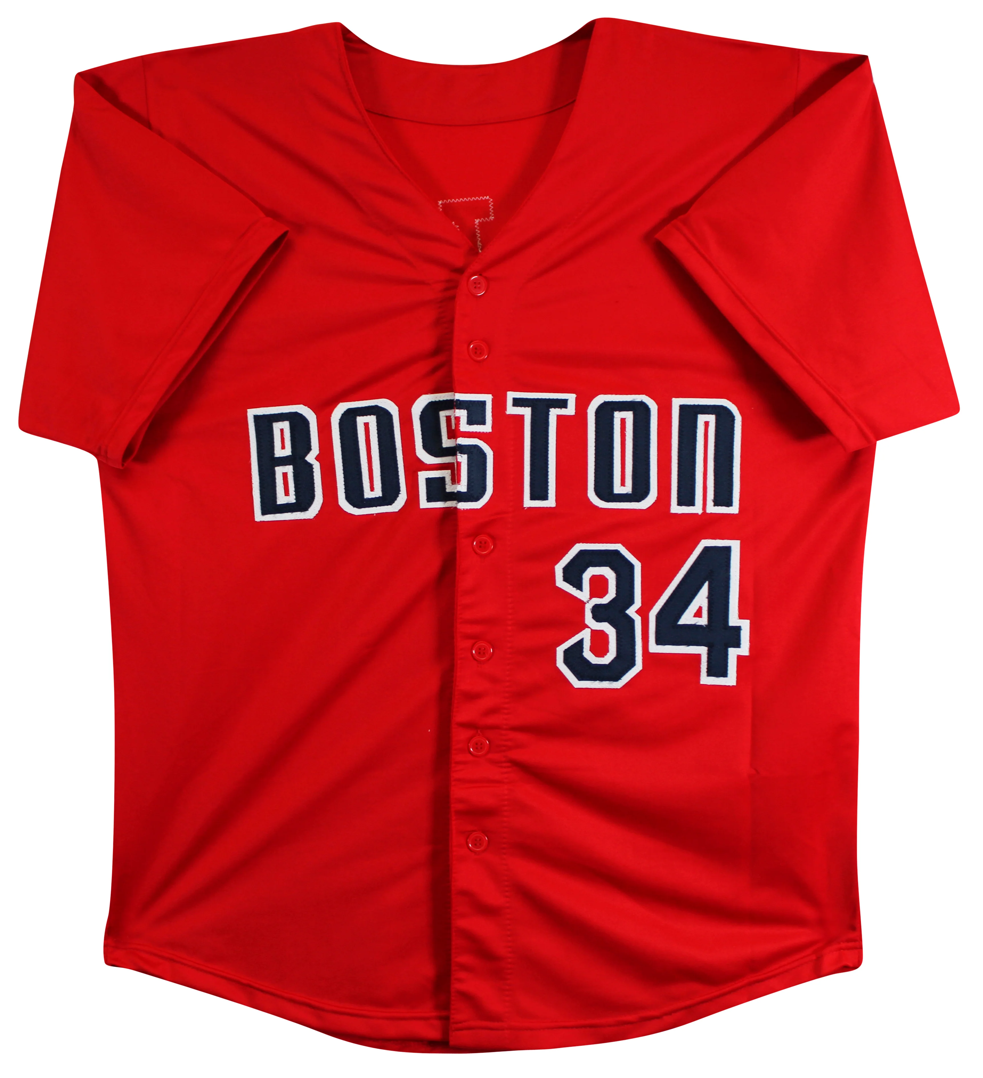 David Ortiz Authentic Signed Red Pro Style Jersey Autographed BAS - Image 4