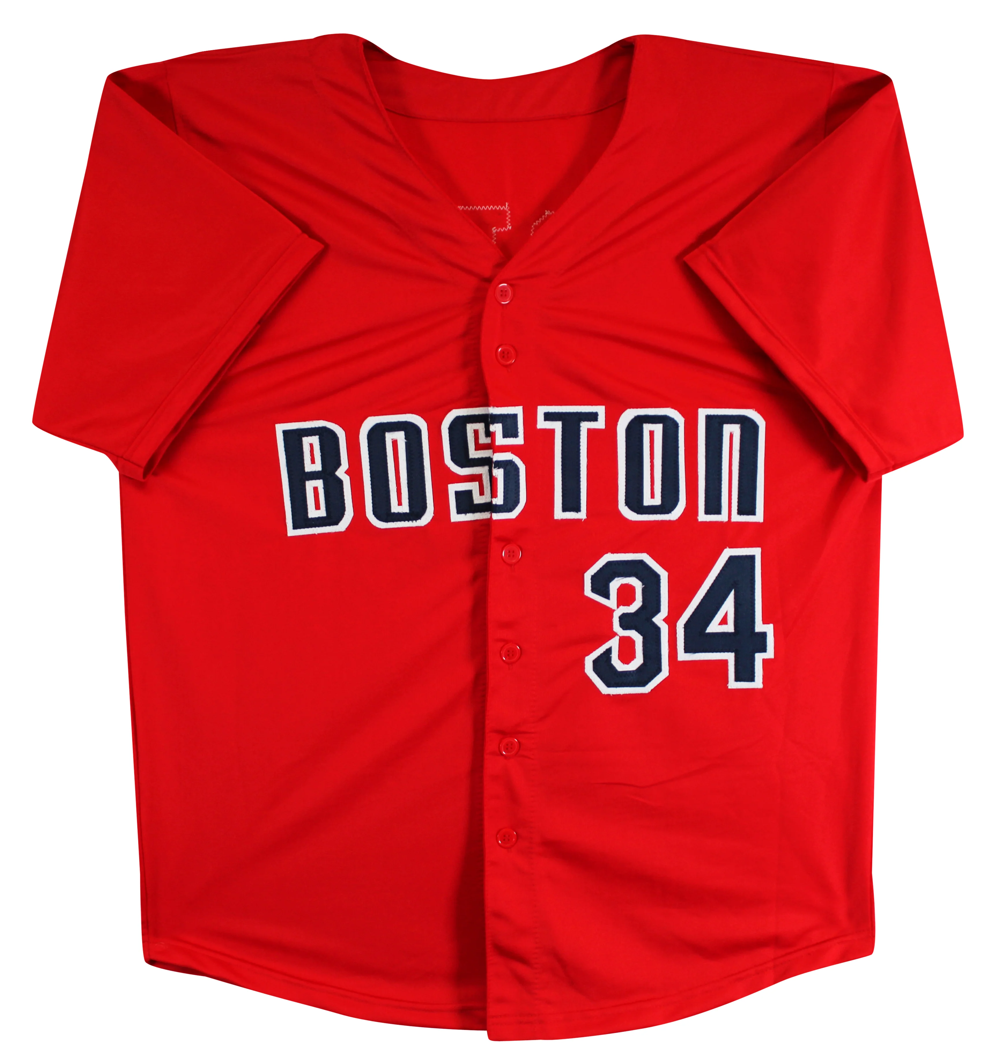 David Ortiz Authentic Signed Red Pro Style Jersey Autographed JSA - Image 4
