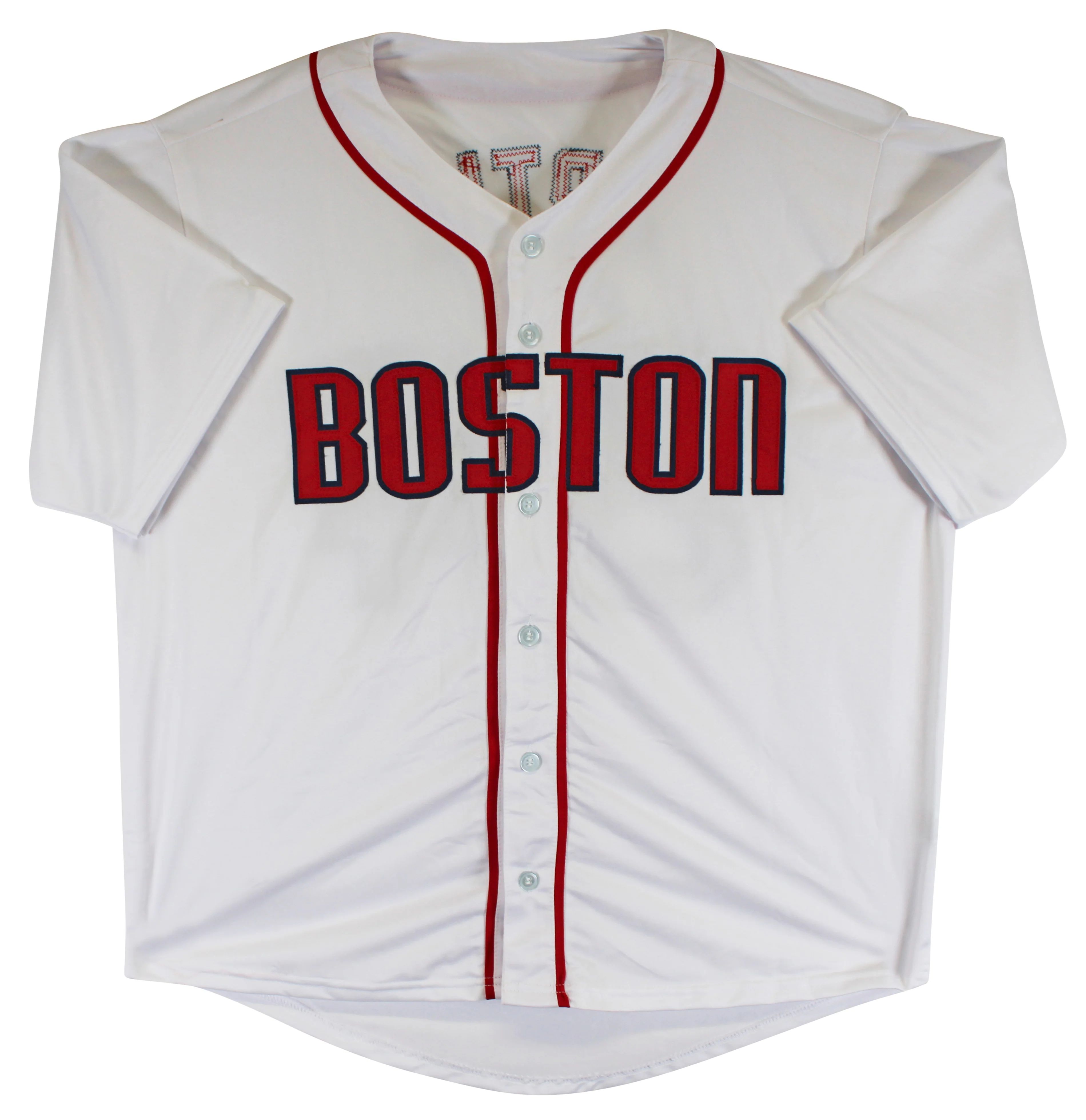 David Ortiz Authentic Signed White Pro Style Jersey Autographed BAS Witnessed - Image 4