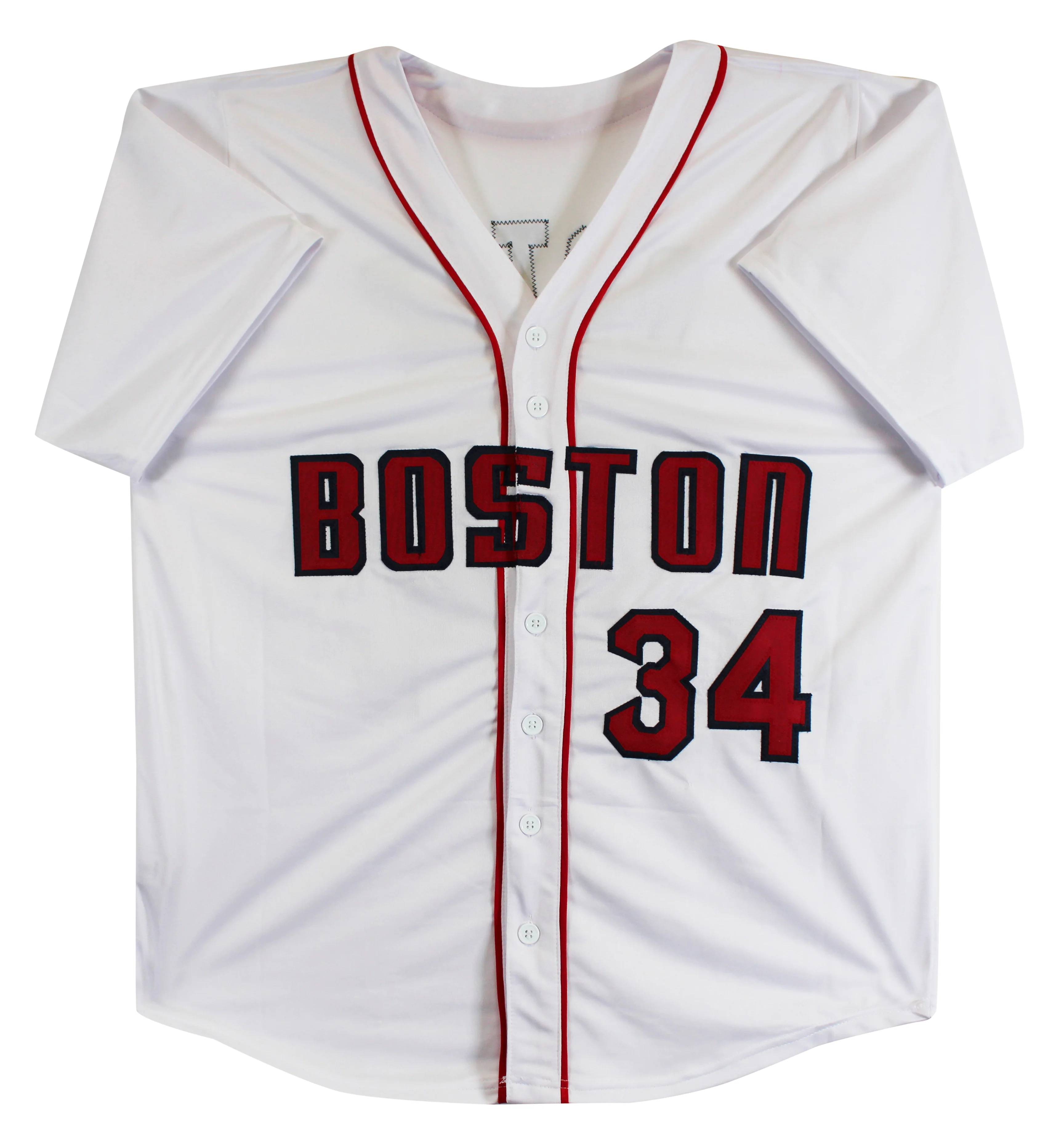 David Ortiz Authentic Signed White Pro Style Jersey Autographed JSA - Image 4