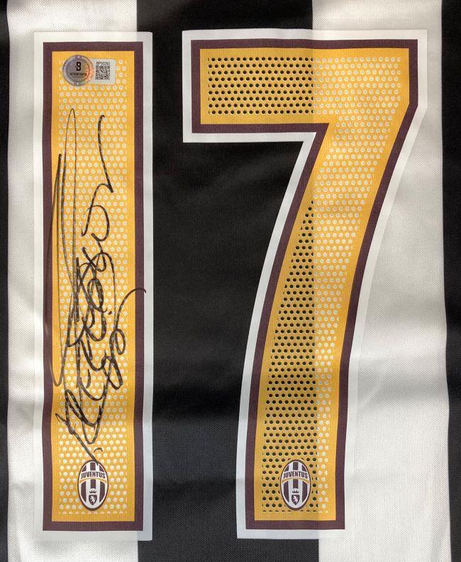 David Trezeguet Signed Juventus Nike Soccer Jersey BAS - Image 2