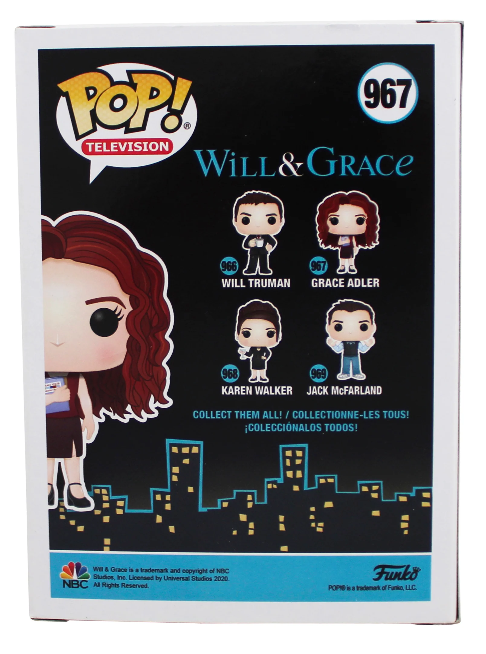 Debra Messing Will & Grace Signed Grace Adler #967 Funko Pop Figure BAS #BW89034 - Image 5