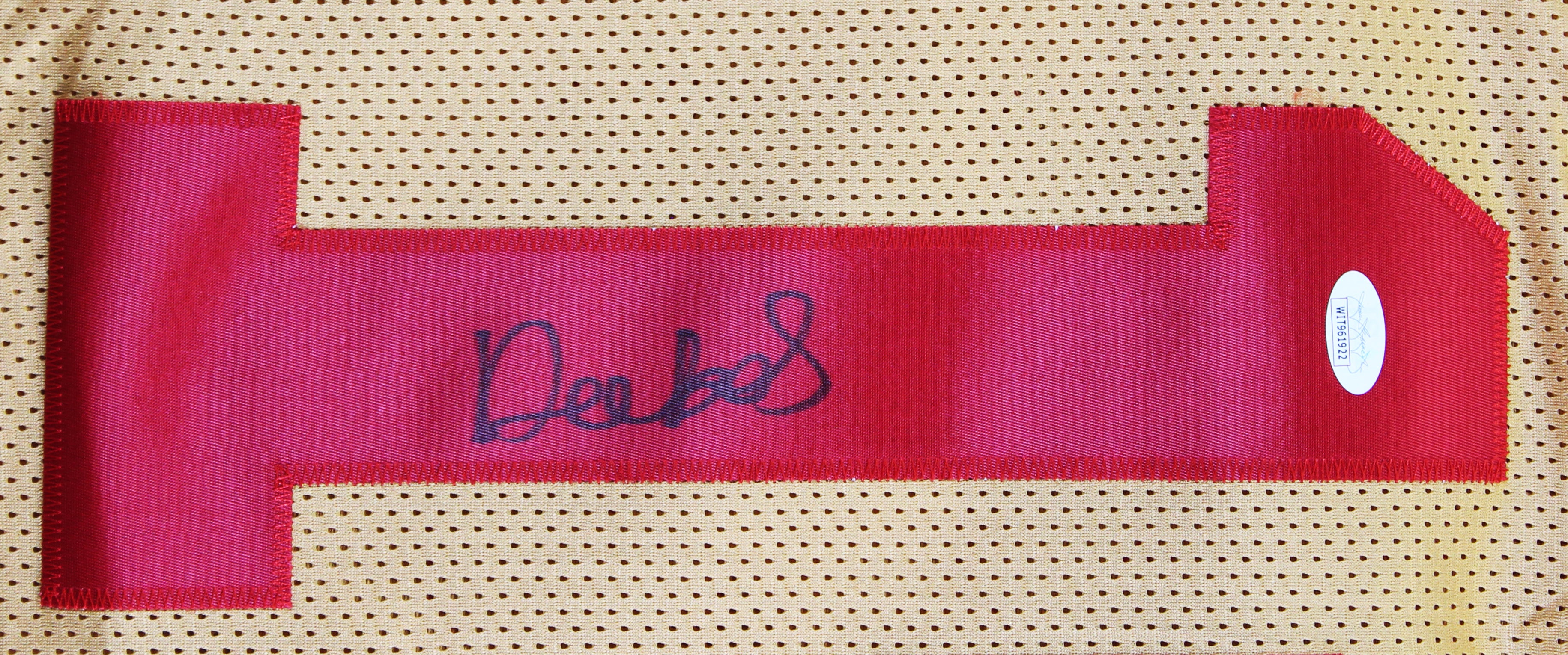 Deebo Samuel Authentic Signed Gold Pro Style Jersey Autographed JSA Witness - Image 3