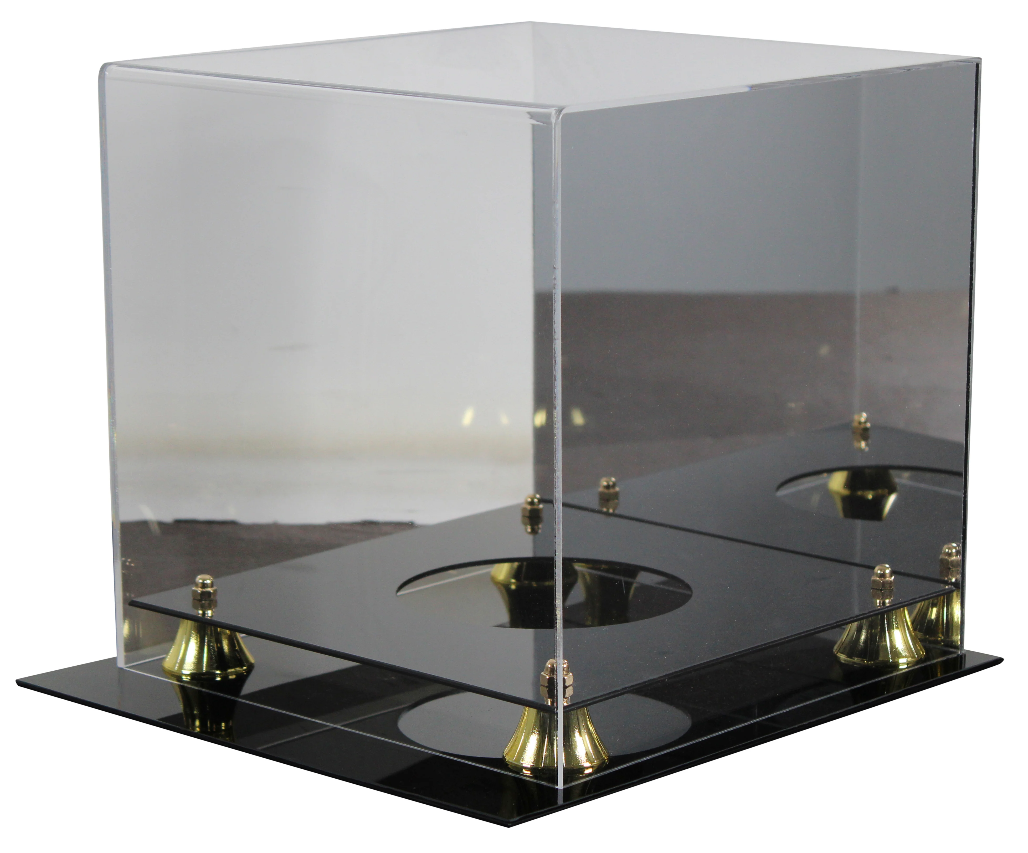 Deluxe Acrylic Basketball Mirrored Back Display Case - Image 3