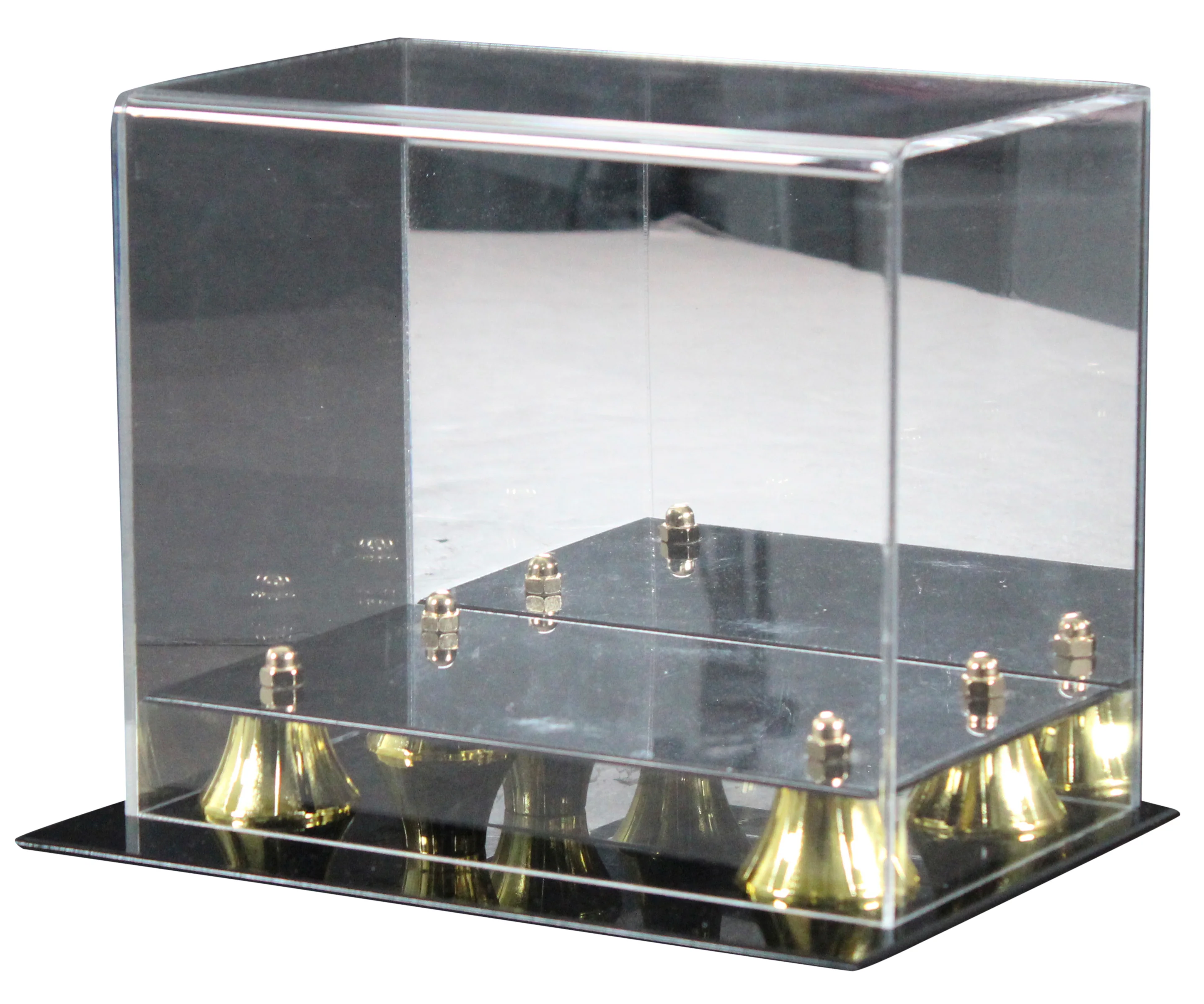 Deluxe Acrylic Football Mini Helmet Mirrored Back Display Case - Image 4