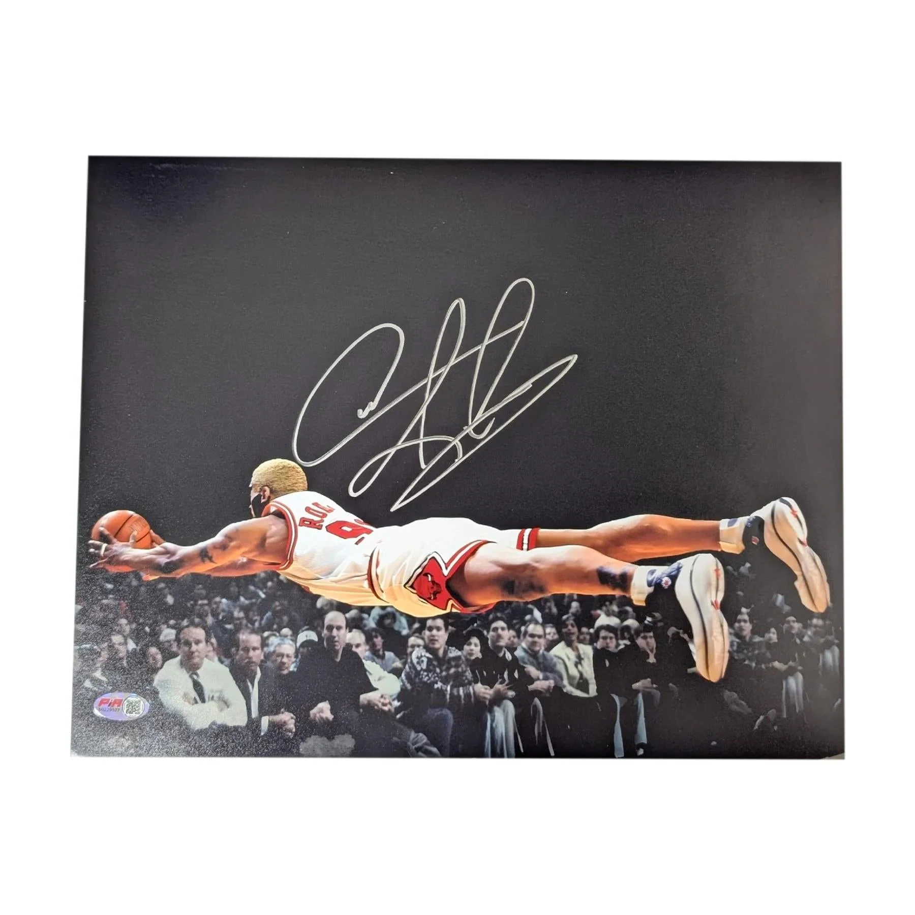 Dennis Rodman Autographed Chicago Bulls 11x14 Photograph - Players Ink