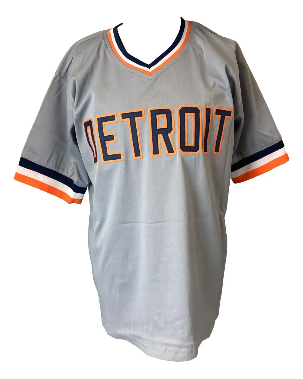 Denny McLain Detroit Signed Gray Baseball Jersey Sports Integrity - Image 3