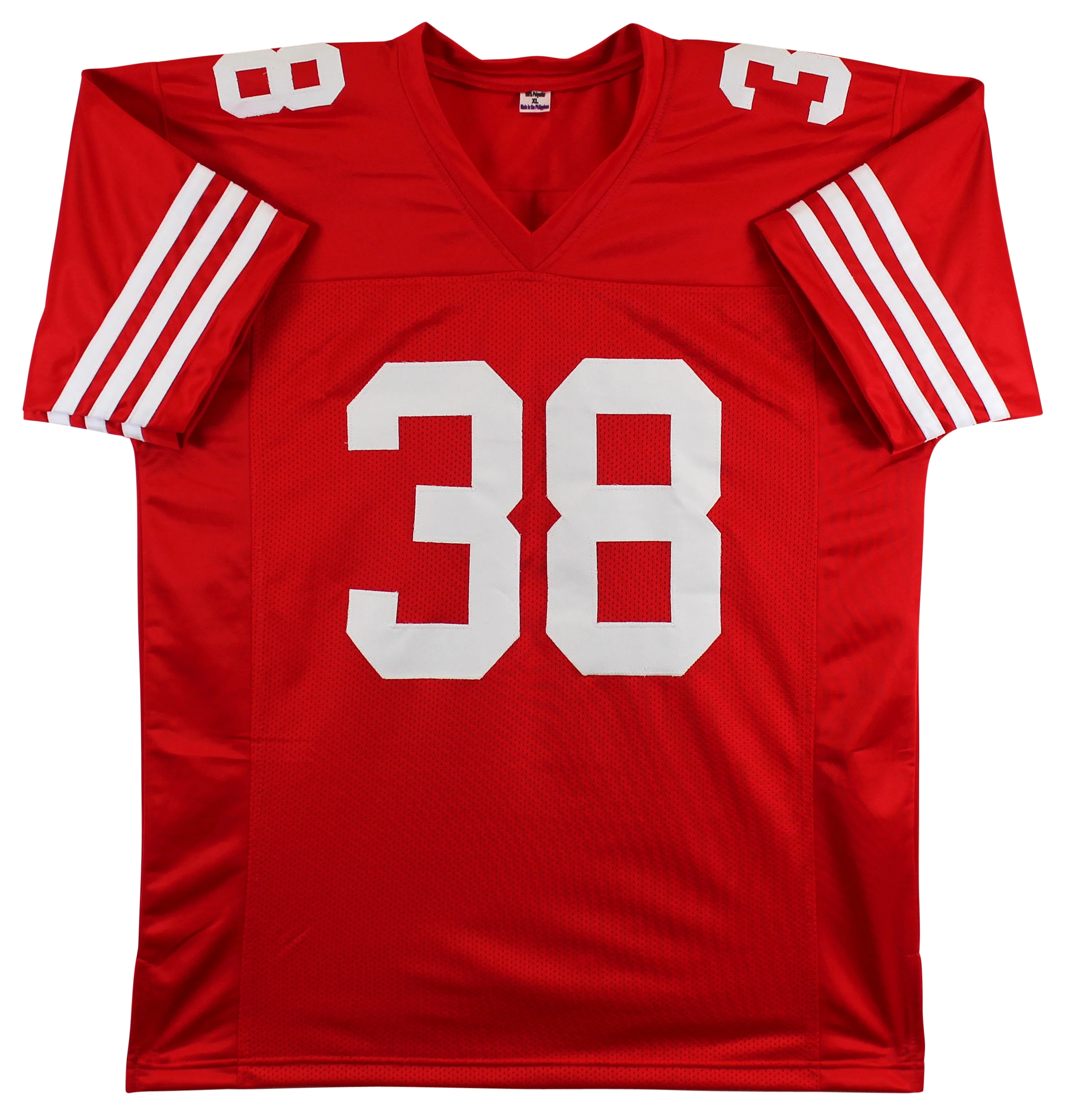 Deommodore Lenoir Authentic Signed Red Pro Style Jersey Autographed BAS Witness - Image 4
