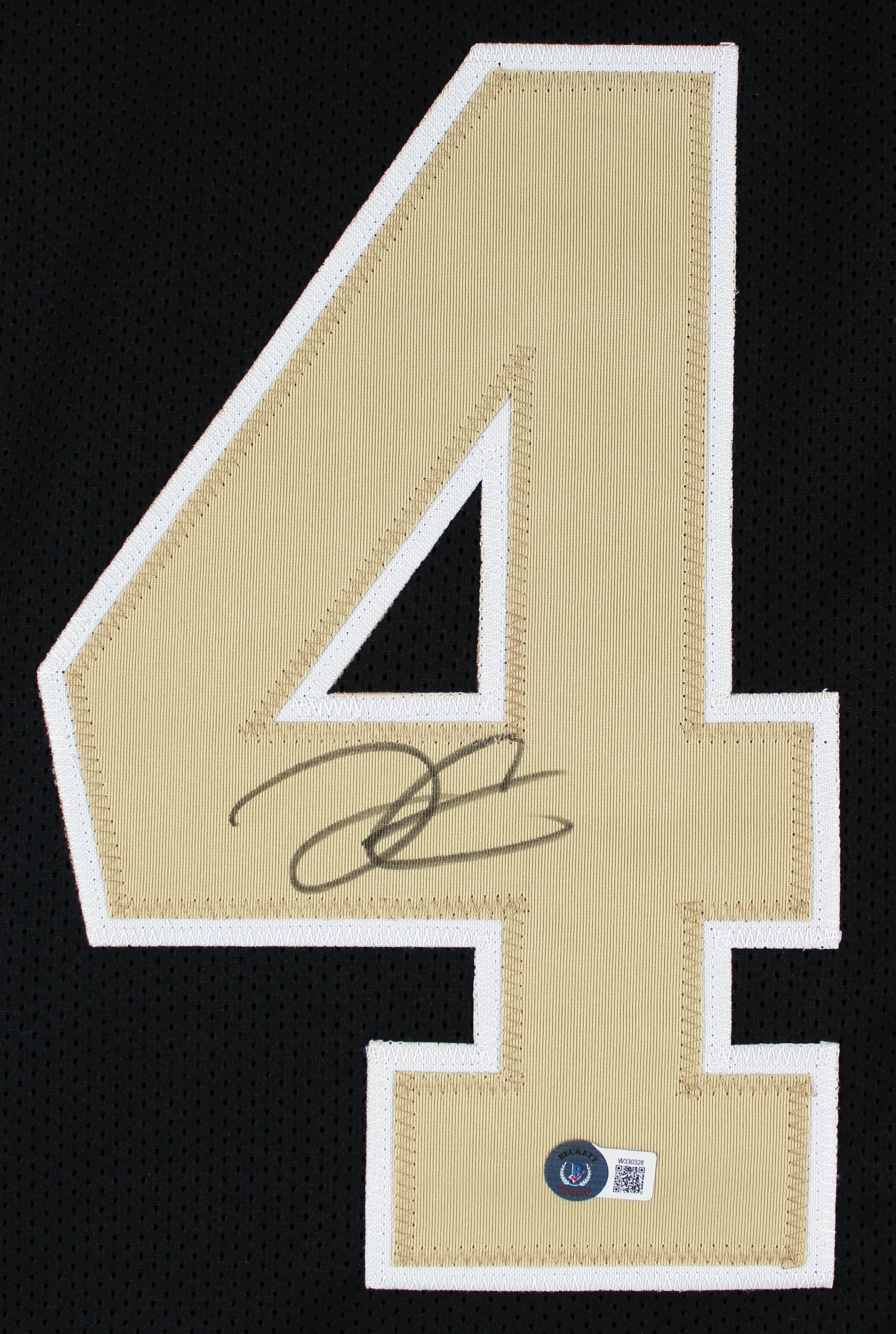 Derek Carr Authentic Signed Black Pro Style Jersey Autographed BAS Witnessed - Image 3
