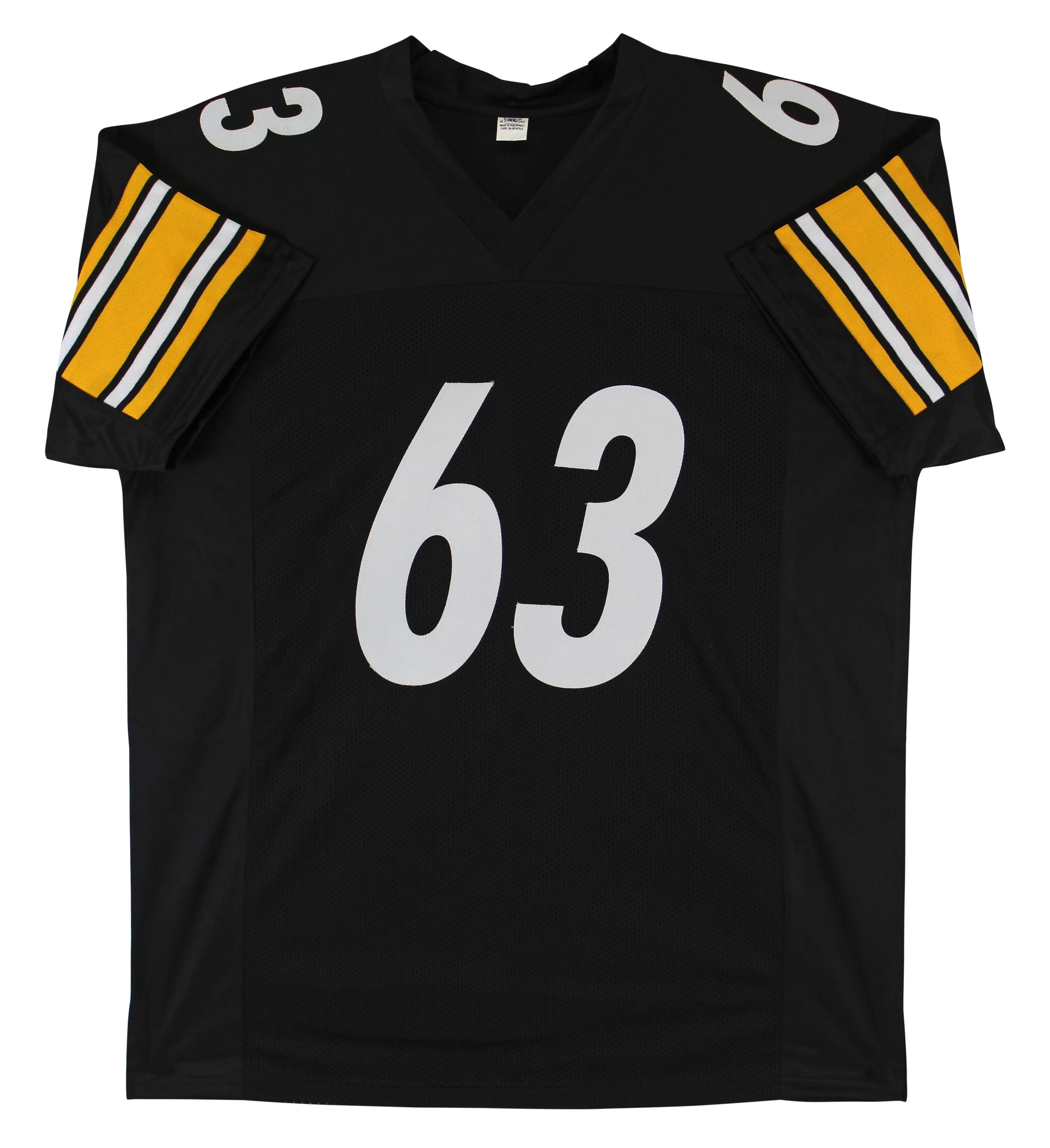 Dermontti Dawson "HOF 12" Authentic Signed Black Pro Style Jersey BAS Witnessed - Image 4