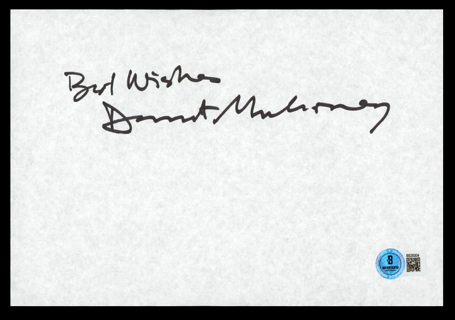 Dermot Mulroney "Best Wishes" Authentic Signed Cut Signature 6x8.75 BAS #BS29304 - Image 2