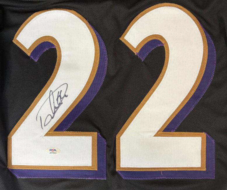 Derrick Henry Baltimore Signed Black Pro-Cut Football Jersey PSA/DNA - Image 2
