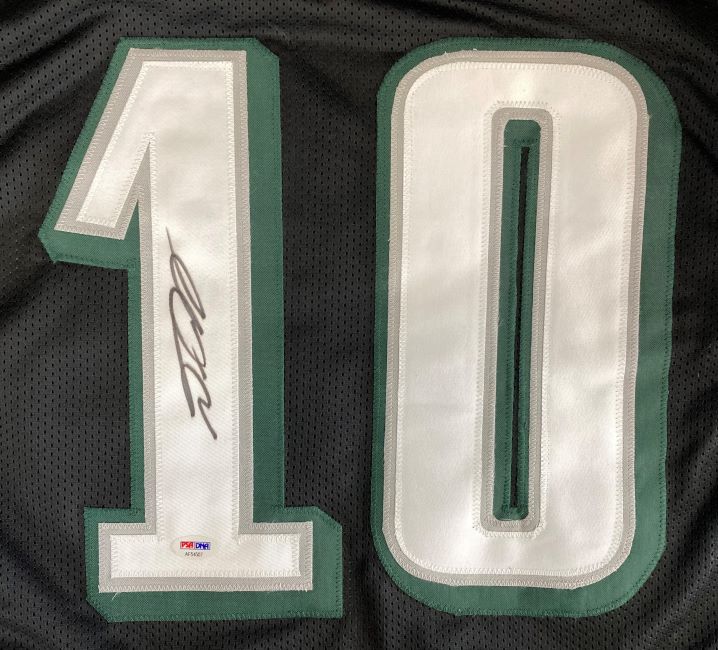 DeSean Jackson Philadelphia Signed Black Football Jersey PSA/DNA Hologram - Image 2